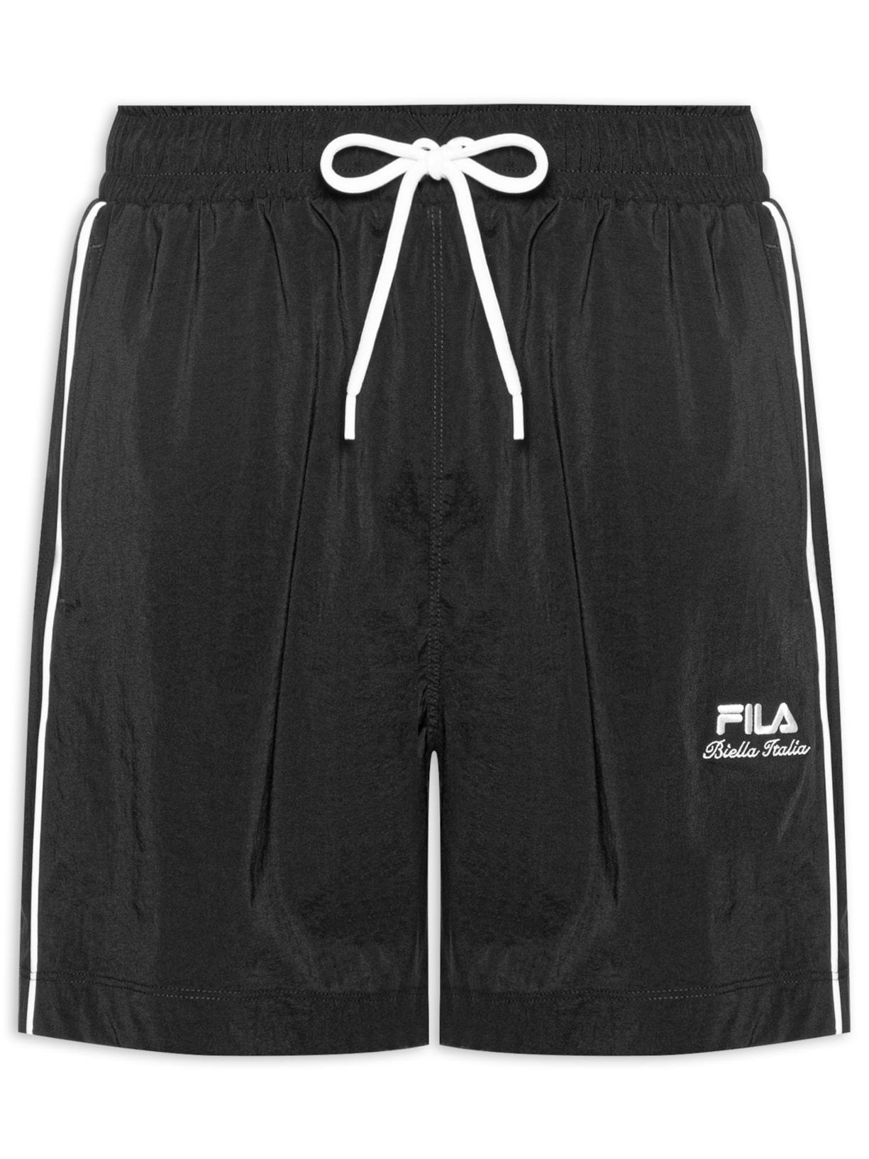 Short Masculino Biella Itália - Preto