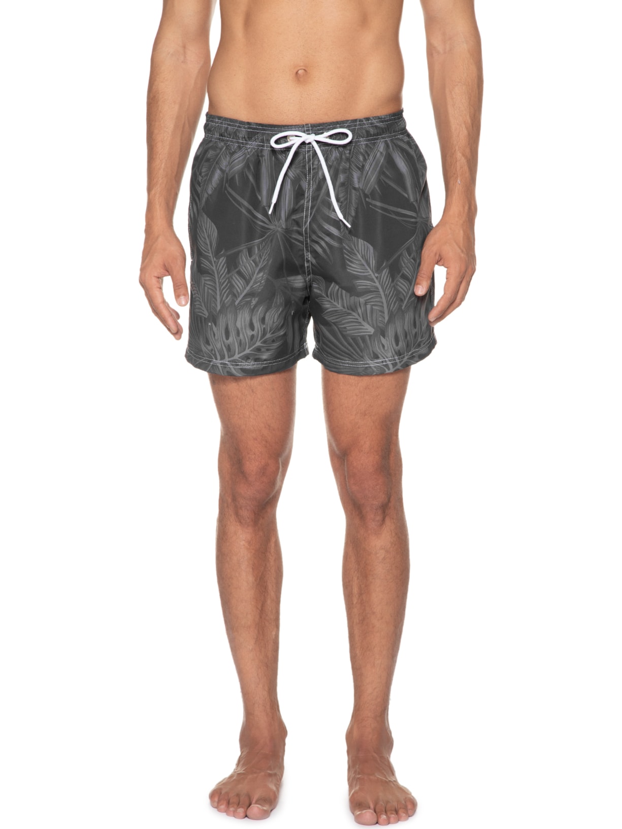 Short Masculino Black Plants Preto La Moustache