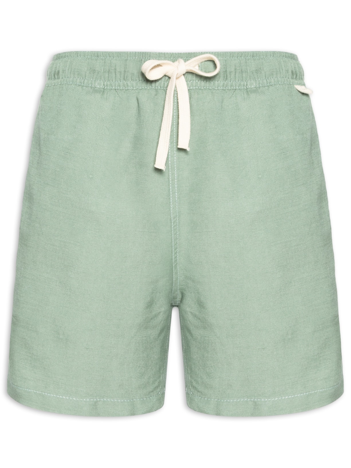 Short Masculino Blend Linen Verde Pineapple