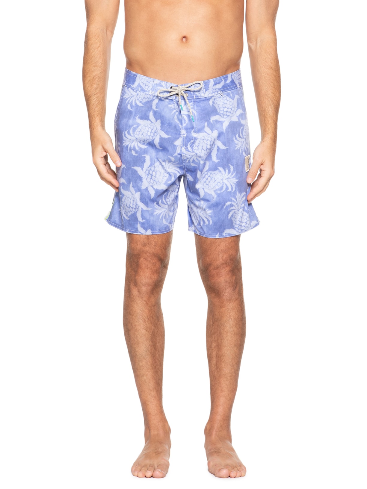 Short Masculino Board Abacaxi Azul Pineapple