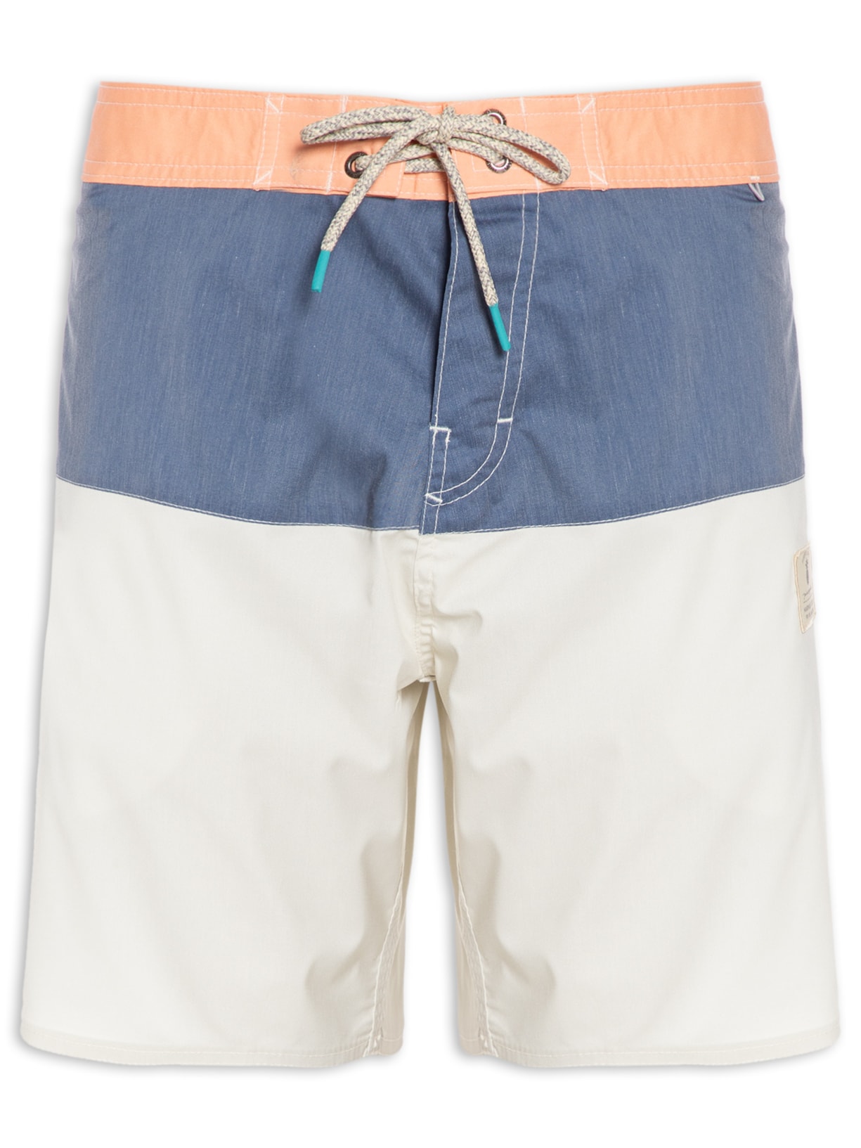 Short Masculino Board Faixa - Azul