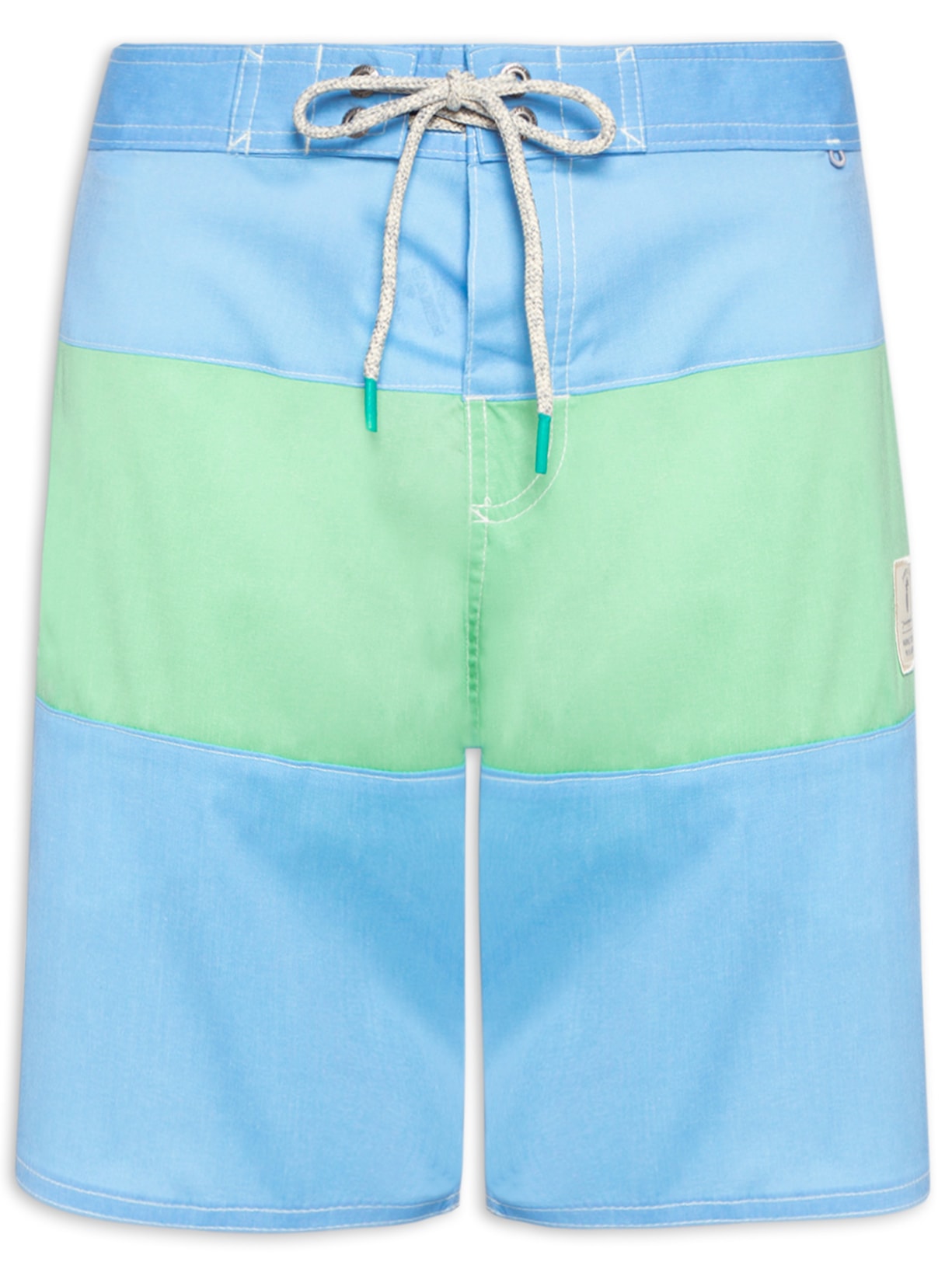 Short Masculino Board Faixa - Azul