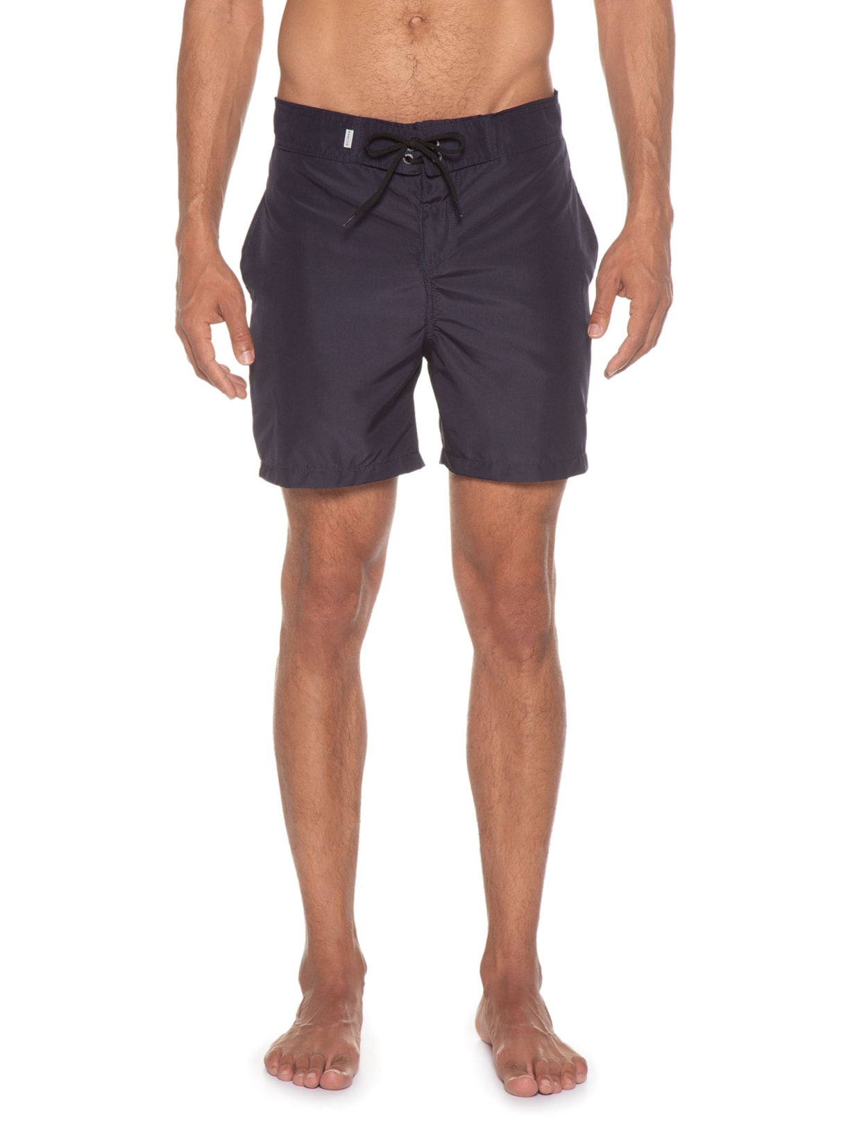 Short Masculino Board Liso Azul Barche