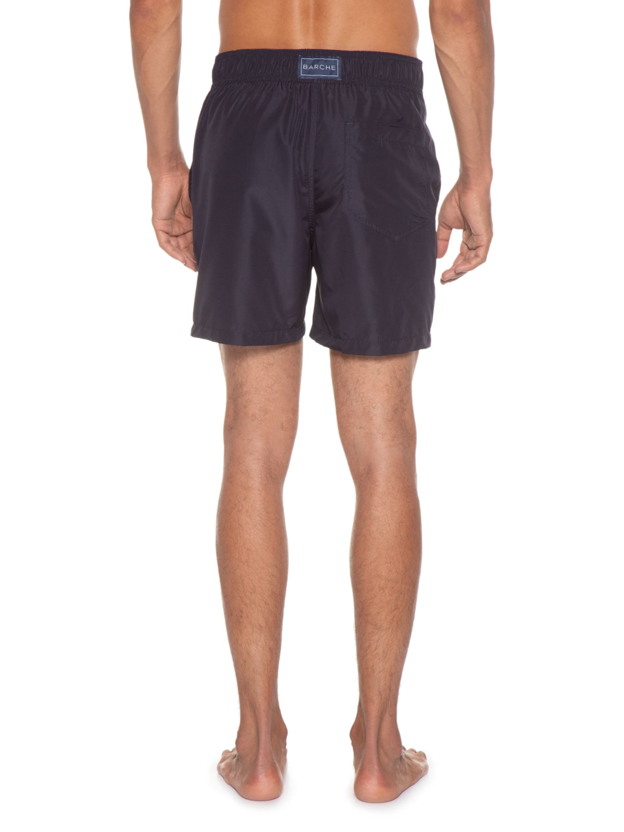 Short Masculino Board Liso Azul Barche
