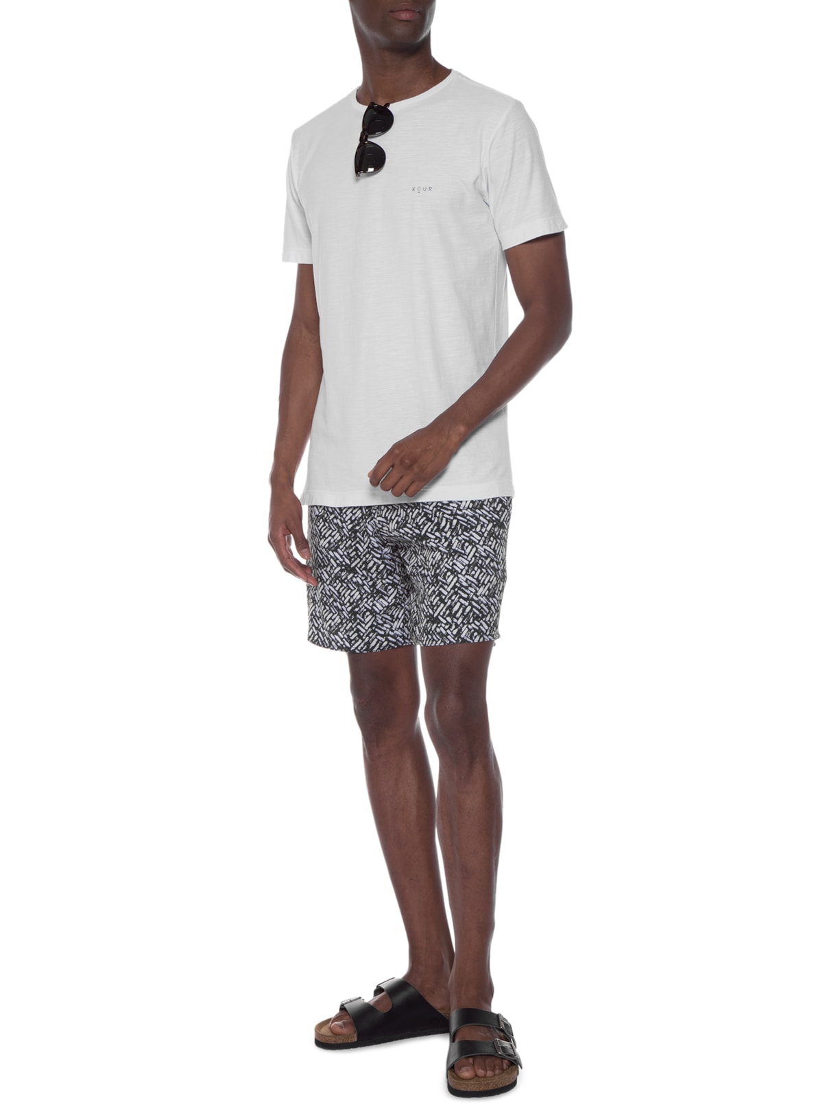 Short Masculino Boardshorts Brush Preto Kour