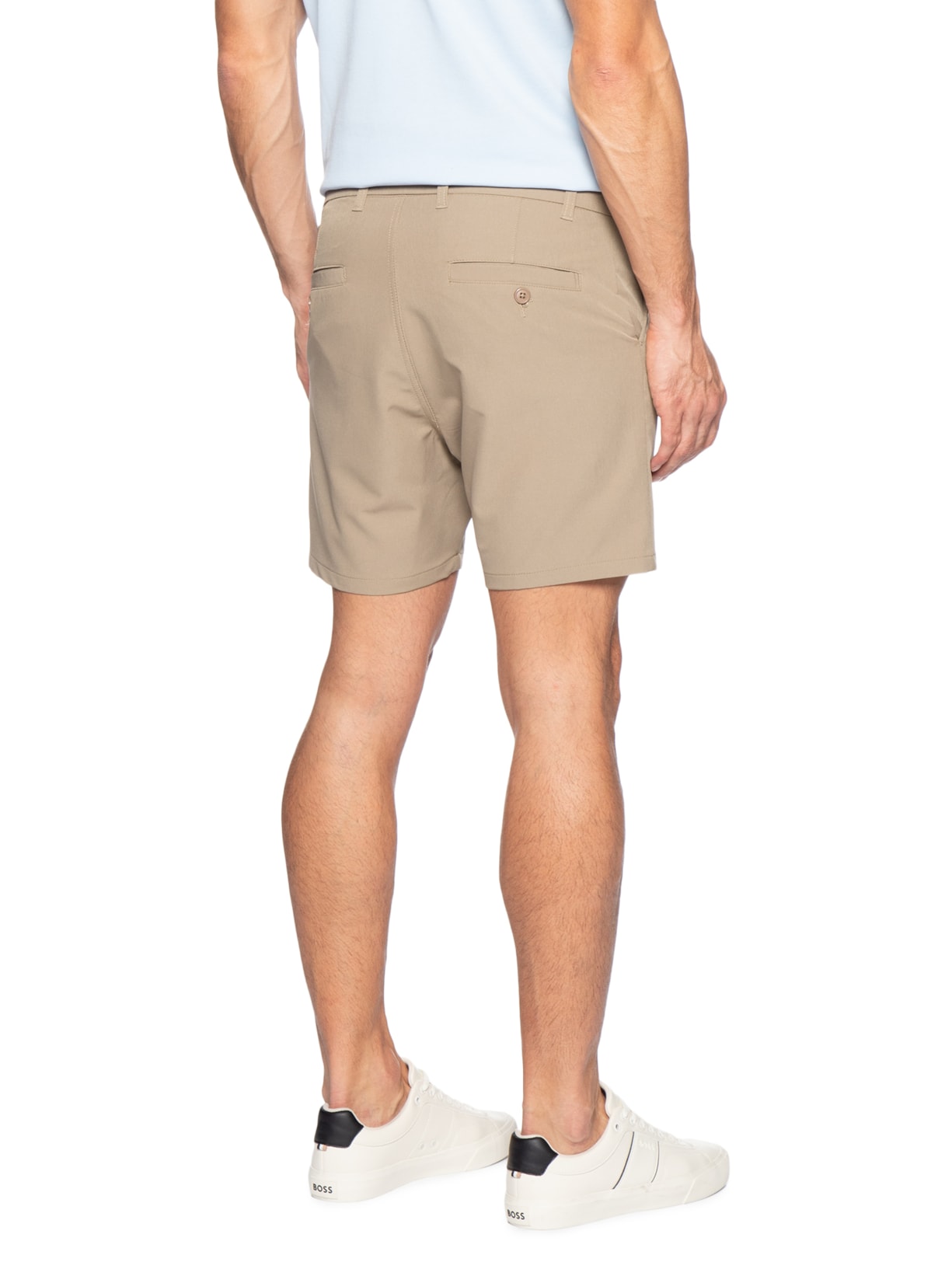Short Masculino Bolso Faca Marrom '2 Essential