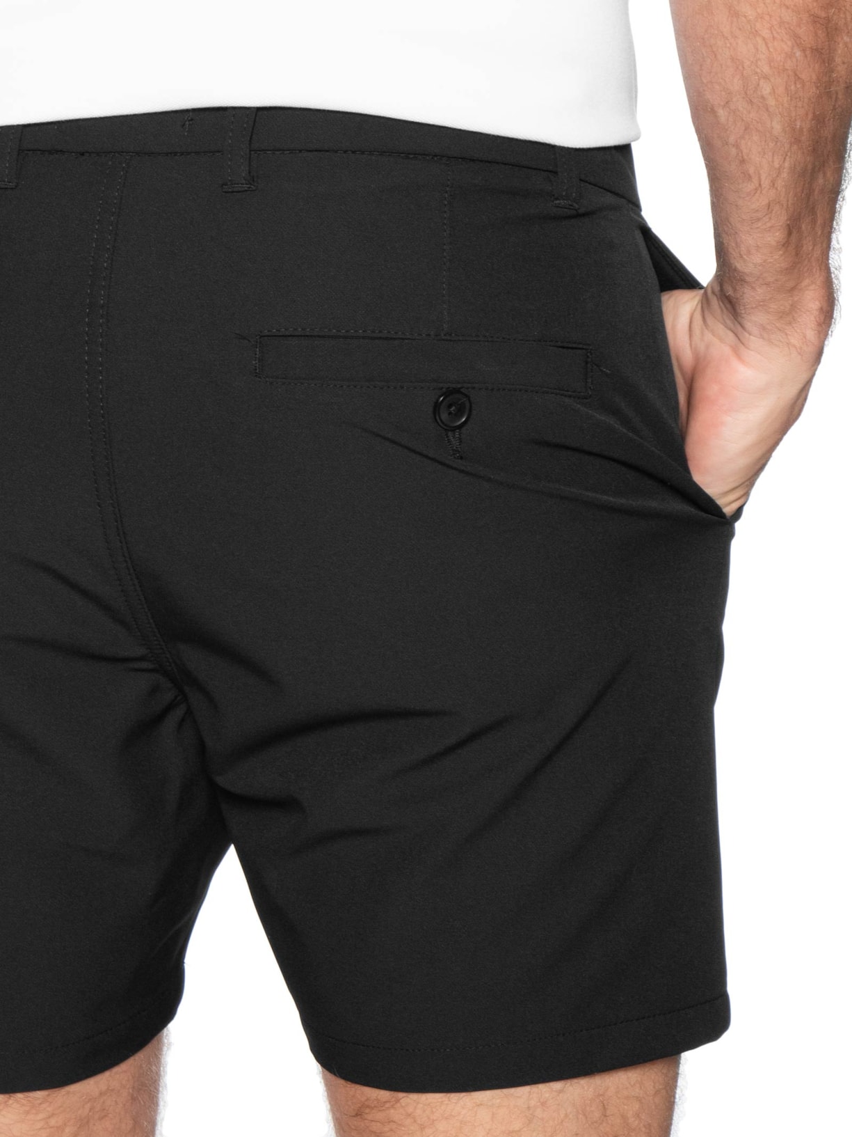 Short Masculino Bolso Faca Preto '2 Essential