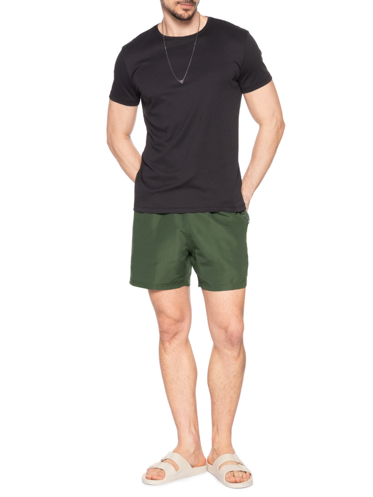 Short Masculino Bora John Garrafa Verde John John