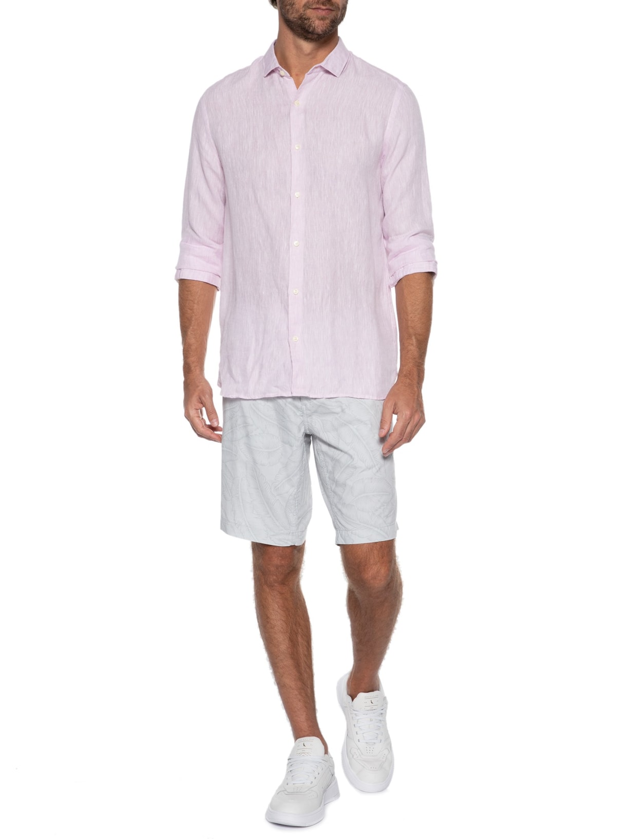 Short Masculino Casual Cinza '2 Essential