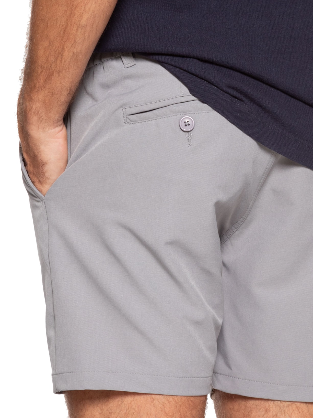 Short Masculino Casual com Cós Elástico Cinza '2 Essential