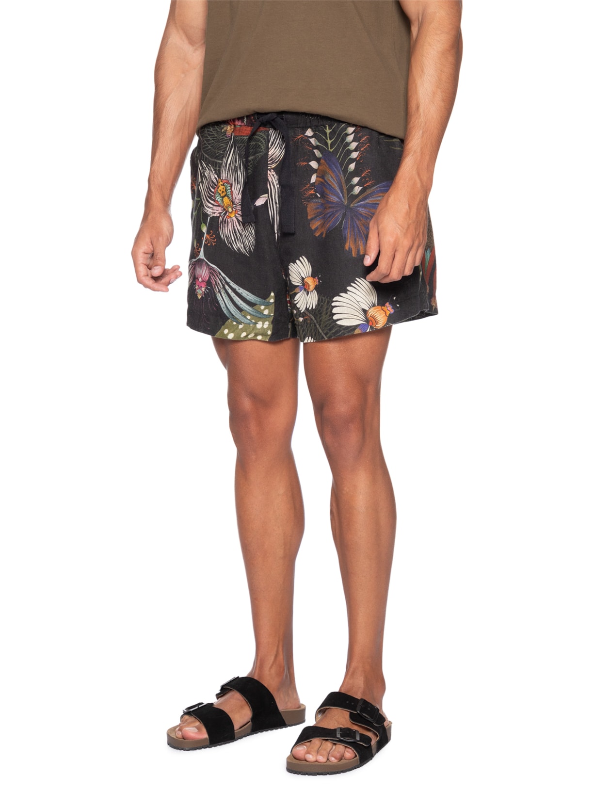 Short Masculino Casual PJ Botanique – Verde Osklen