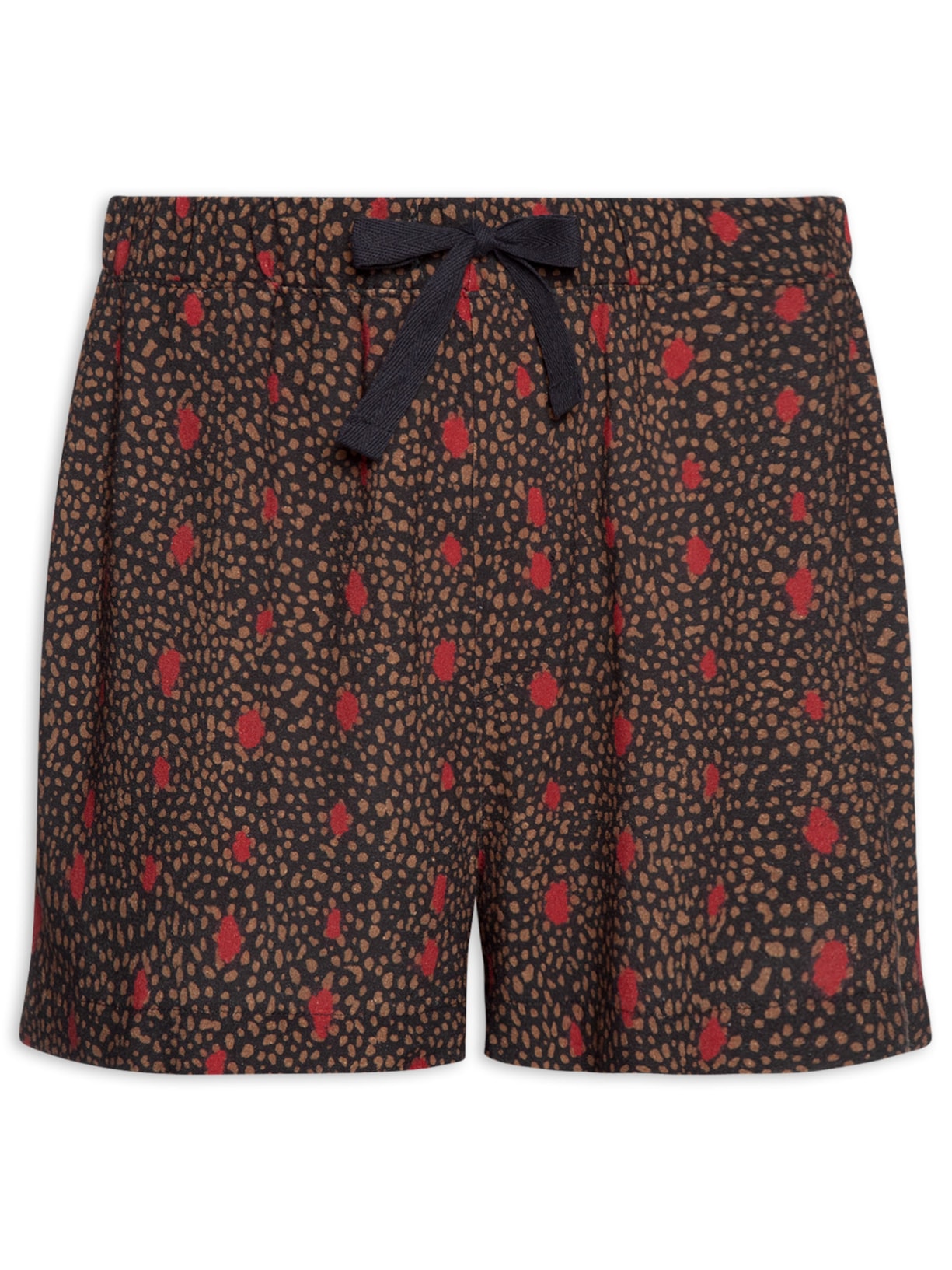 Short Masculino Casual PJ Bug Dots - Preto