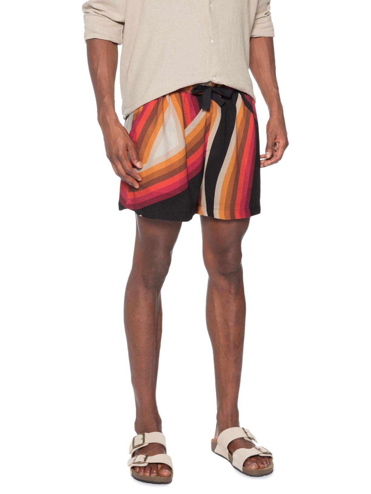Short Masculino Casual Pj Waves Preto Osklen