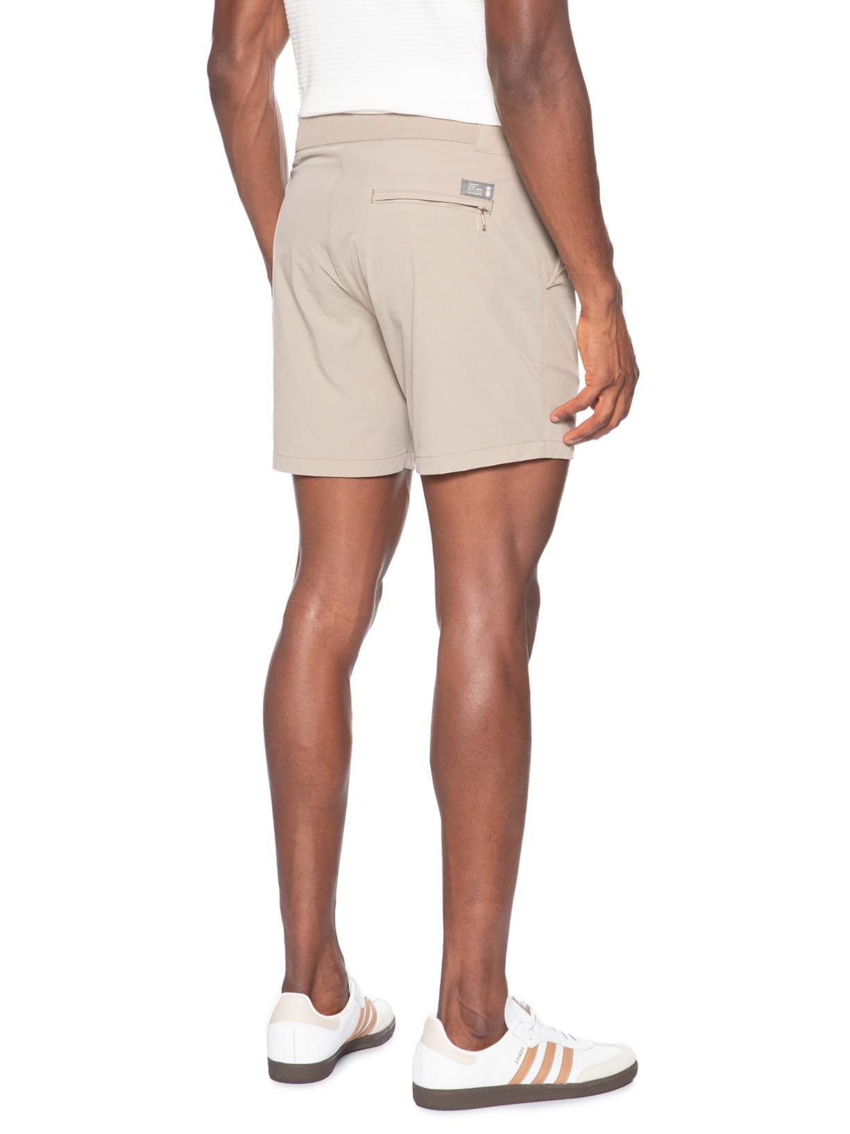 Short Masculino Casual Sardenha Bege Pineapple