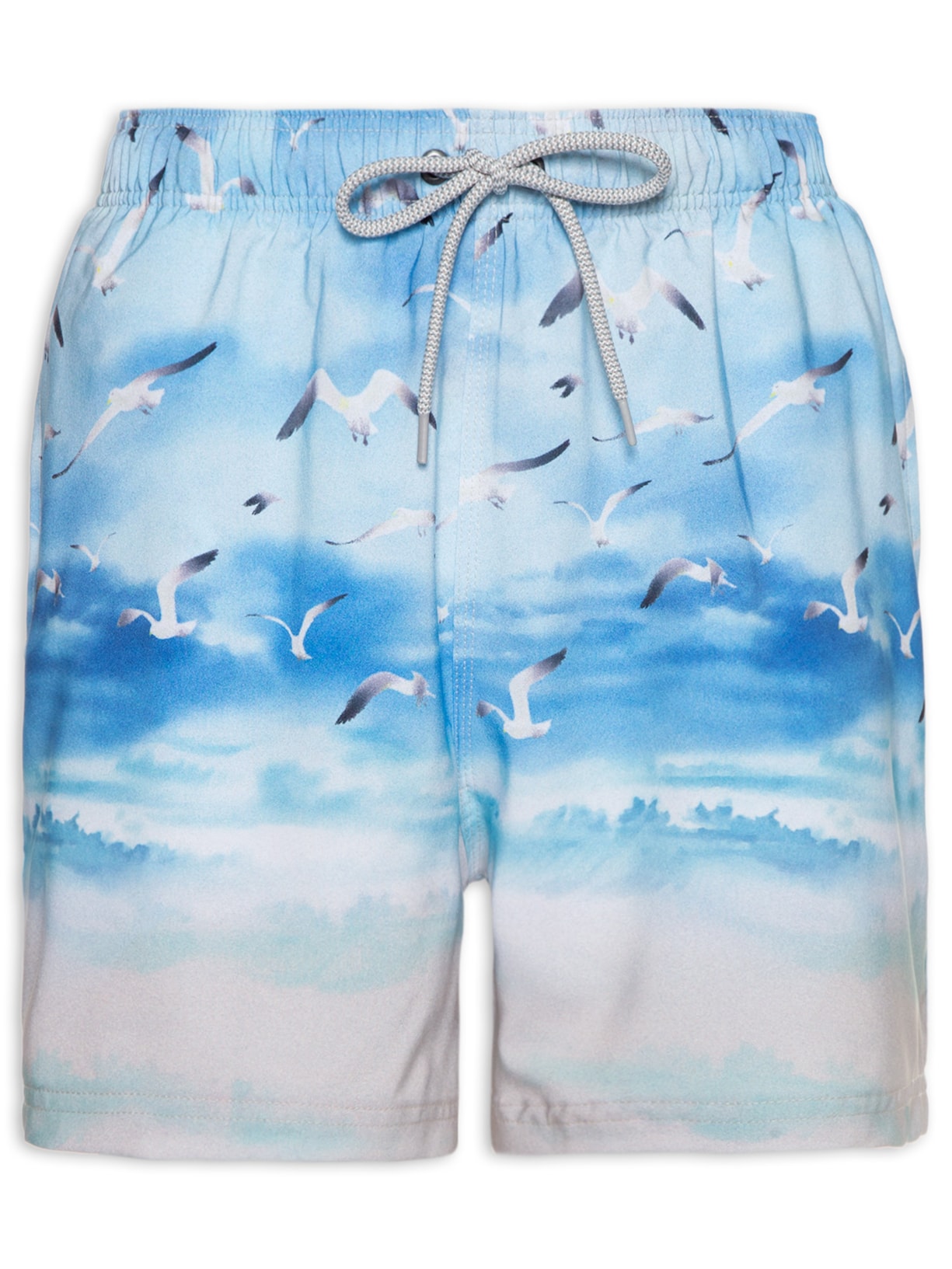 Short Masculino Cena Gaivota - Azul