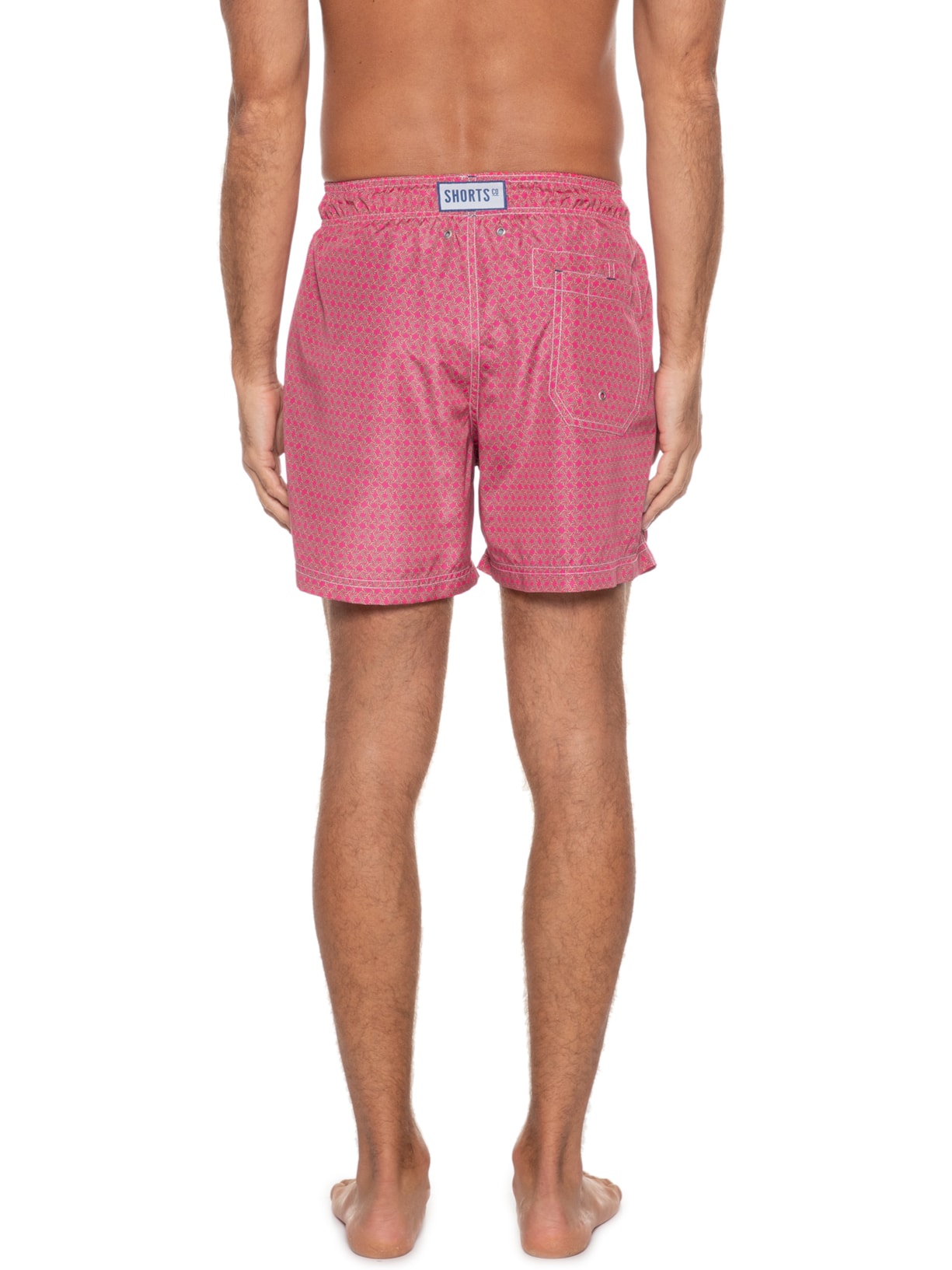 Short Masculino Cestaria Rosa Shortsco