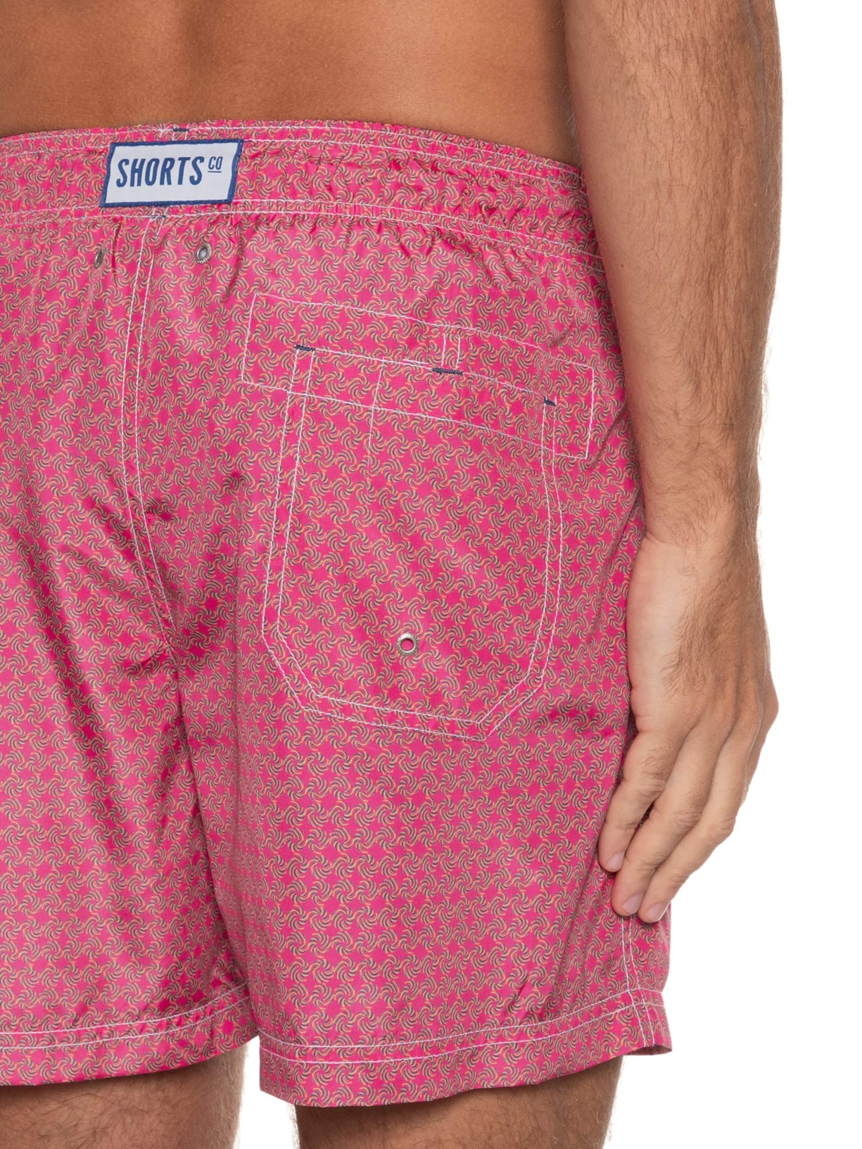 Short Masculino Cestaria Rosa Shortsco