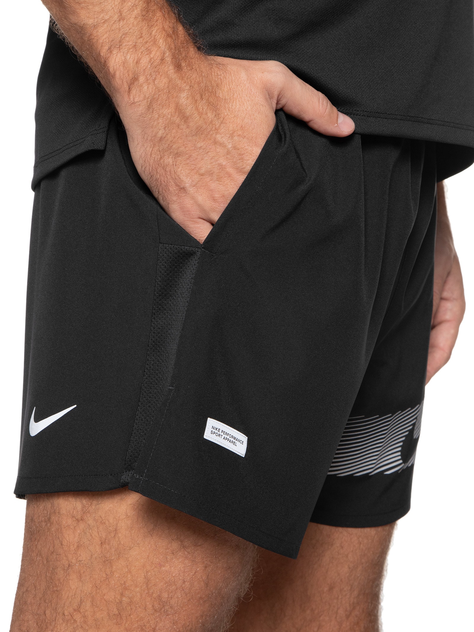 Short Masculino Challenger 5bf Shrt Flash - Nike - Preto
