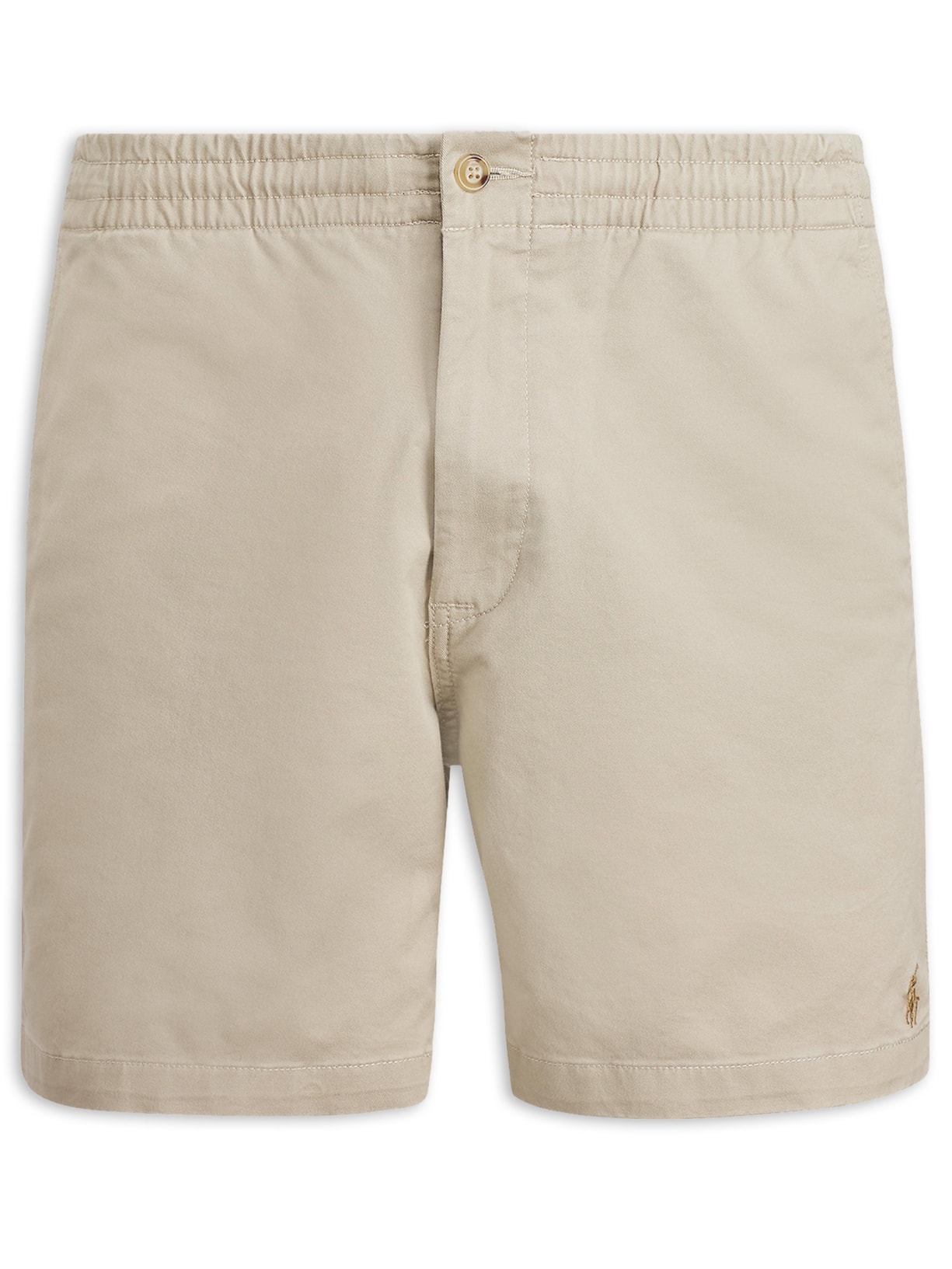 Short Masculino Classic Fit Prepster Stretch Twill Bege Polo Ralph Lauren