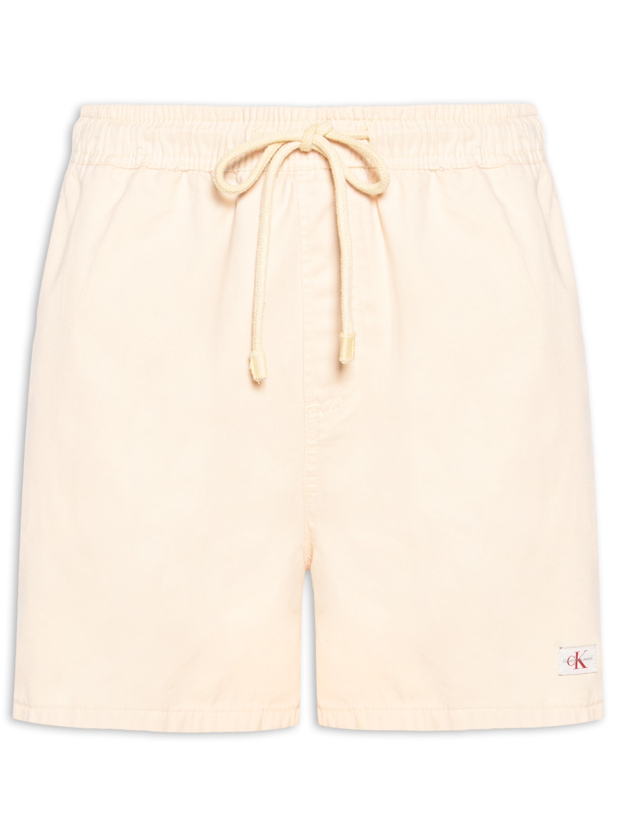 Short Masculino Color Com Elástico No Cós Amarelo Calvin Klein Jeans