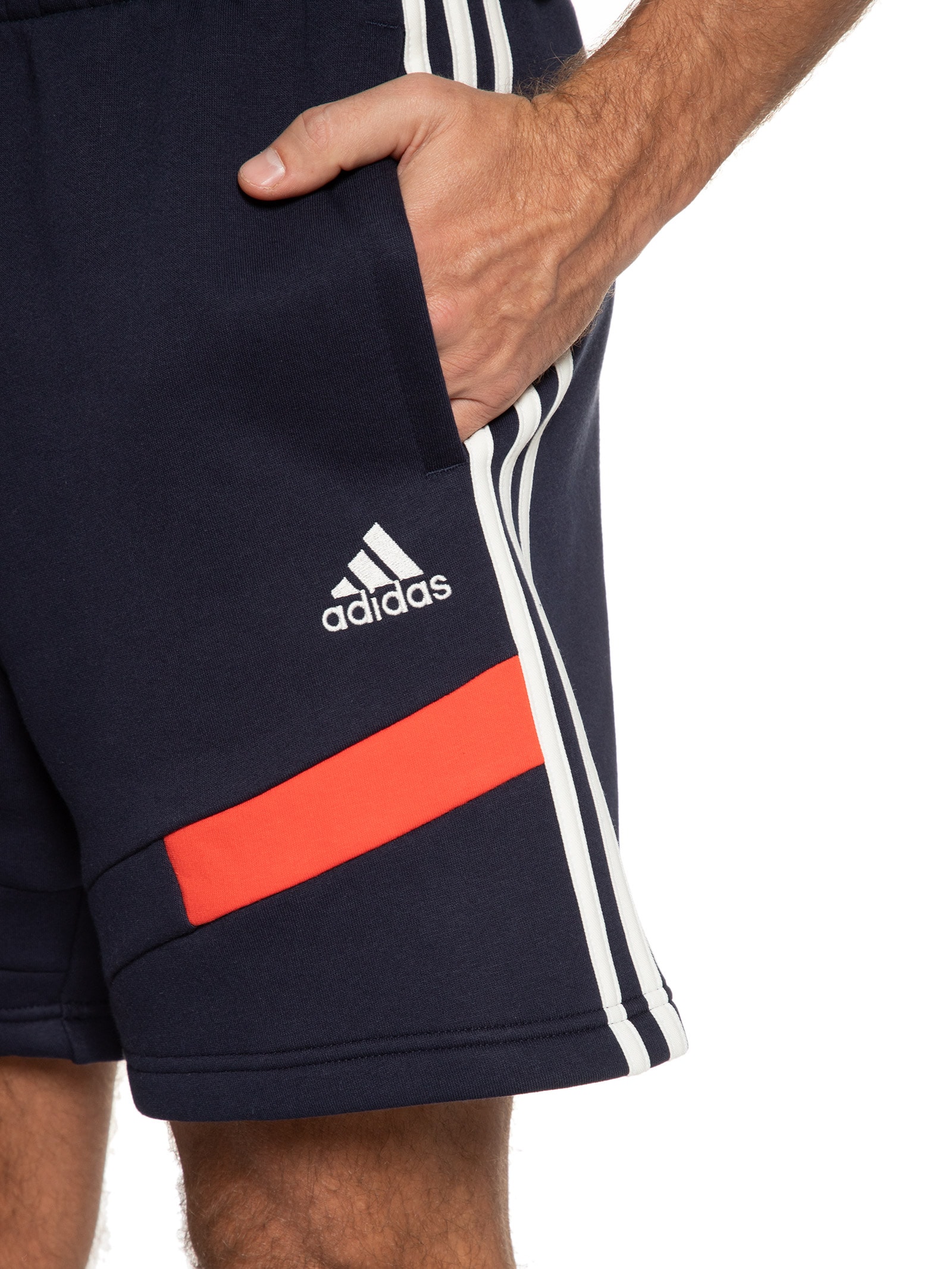 Short Masculino Colorblock - Adidas - Azul