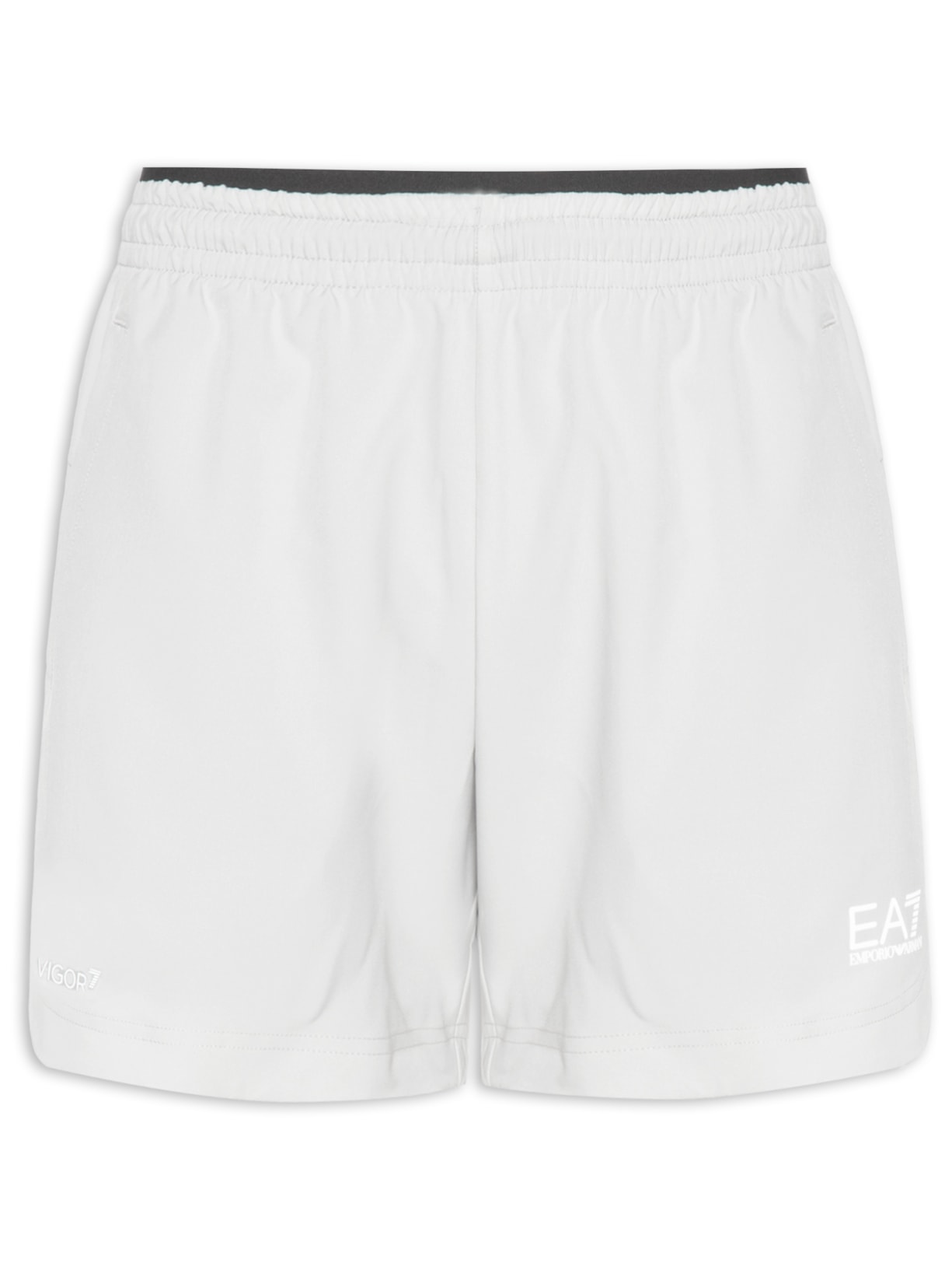 Short Masculino com Logo - Cinza