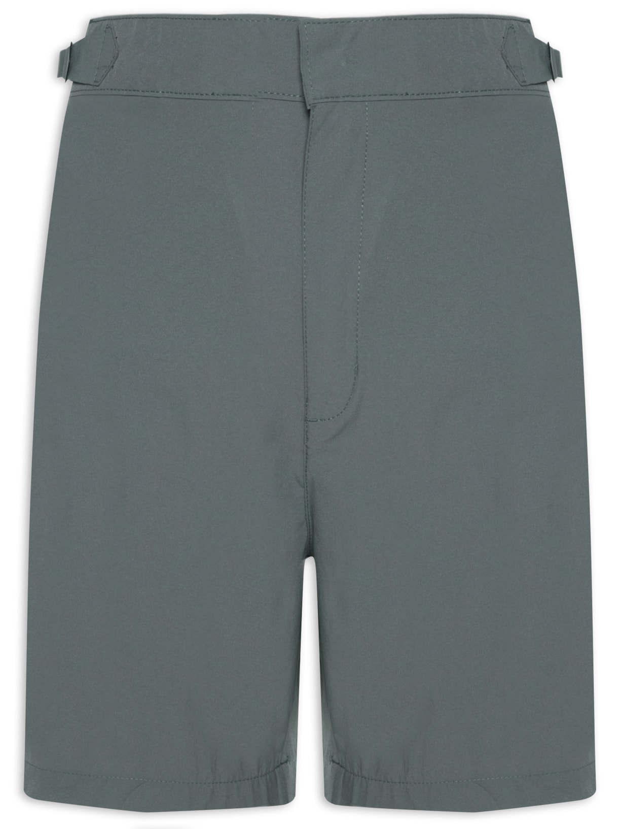 Short Masculino Comfort Com Fivela - Cinza