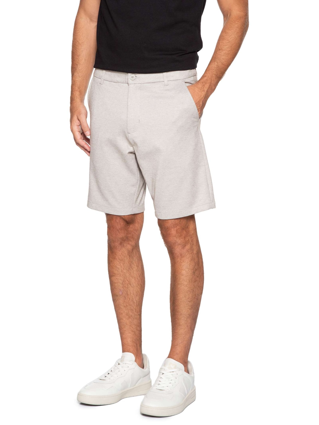Short Masculino Comfy com Bolso Bege '2 Essential