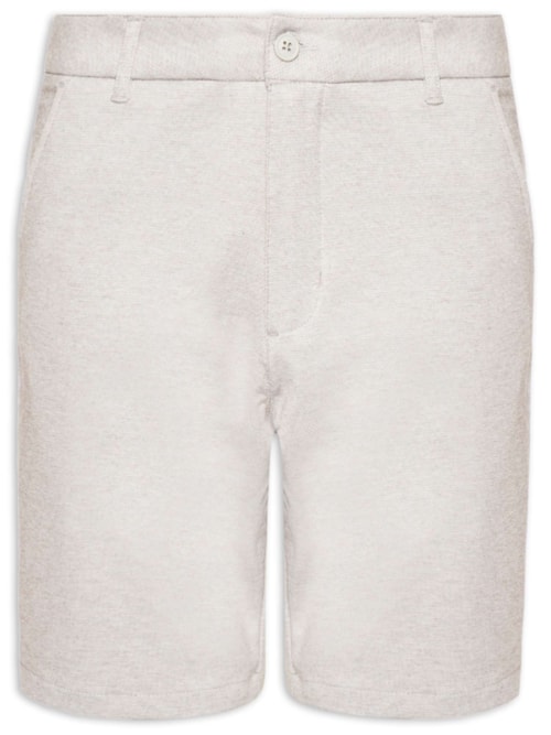 Short Masculino Comfy com Bolso - Bege