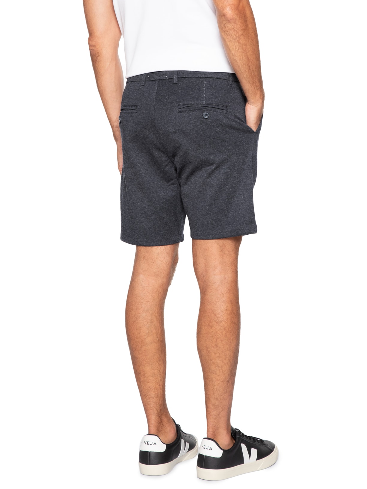 Short Masculino Comfy com Bolso Cinza '2 Essential