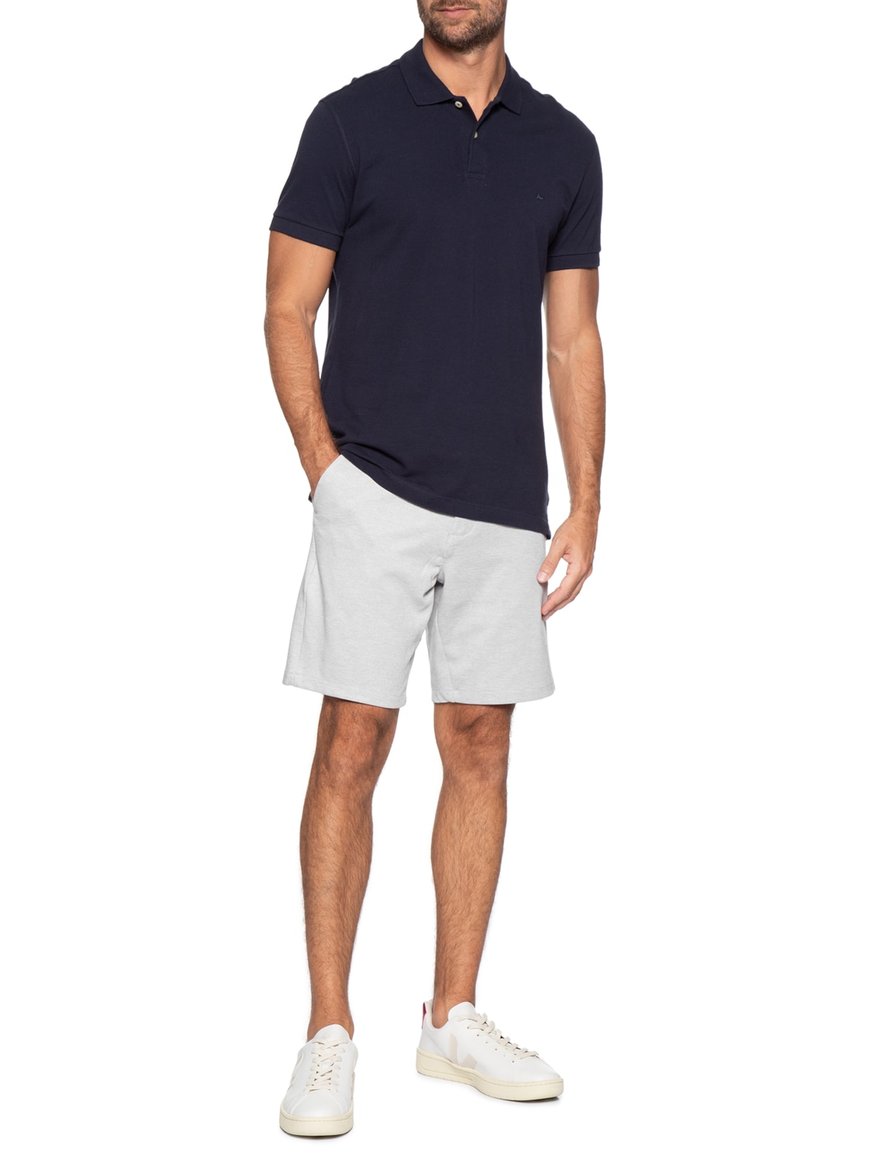 Short Masculino Comfy com Bolso Cinza '2 Essential