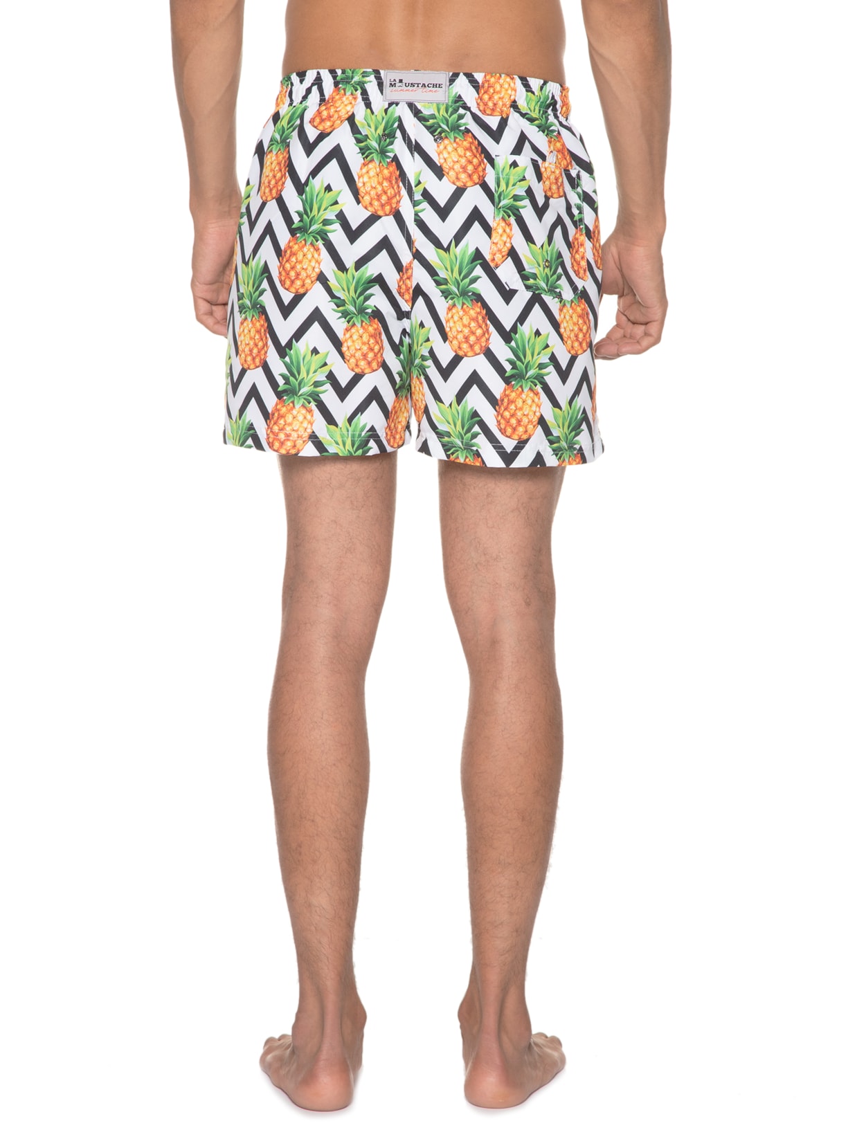 Short Masculino Cool Pineapple Branco La Moustache