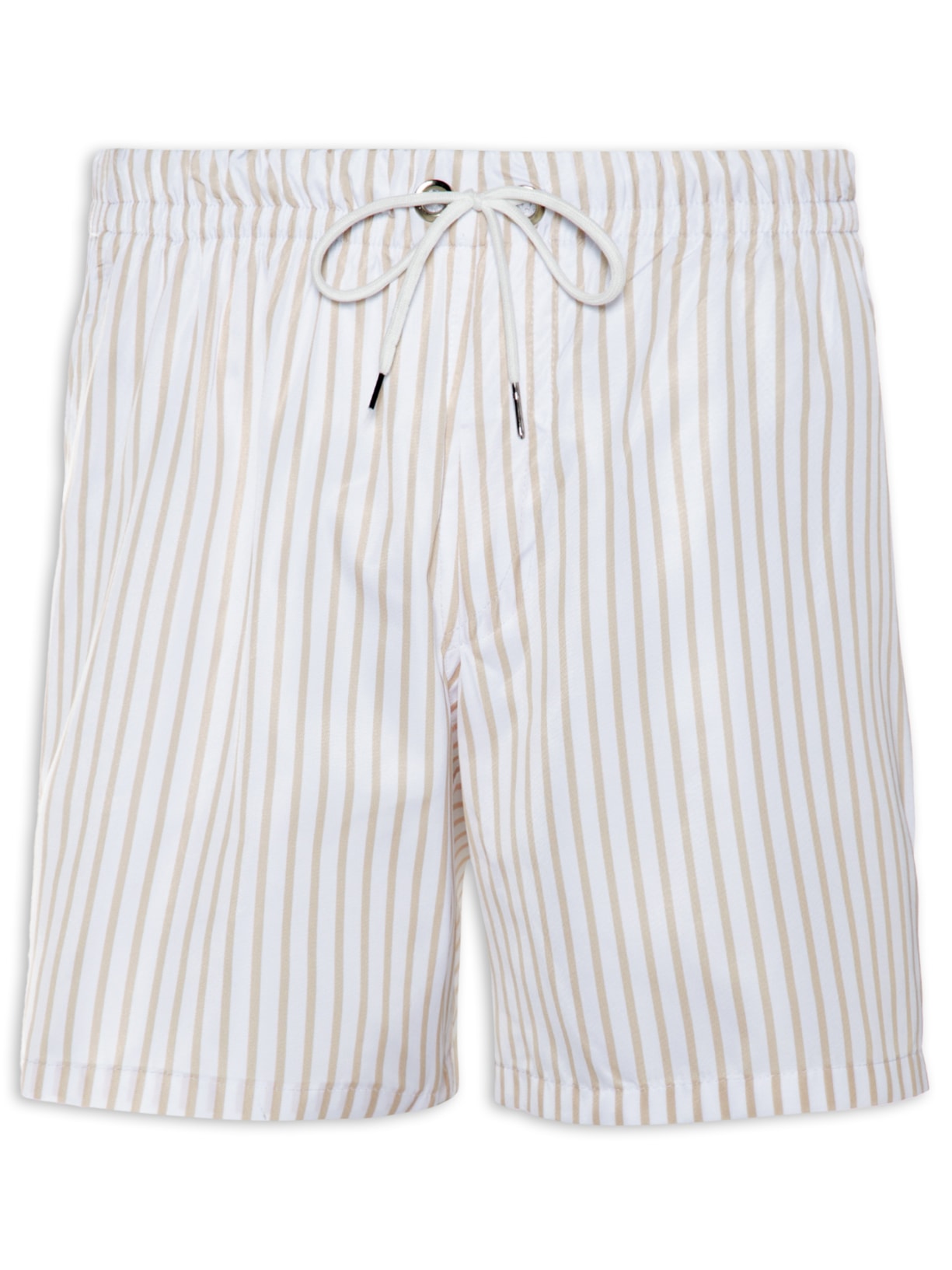 Short Masculino Copacabana Listrado - Branco