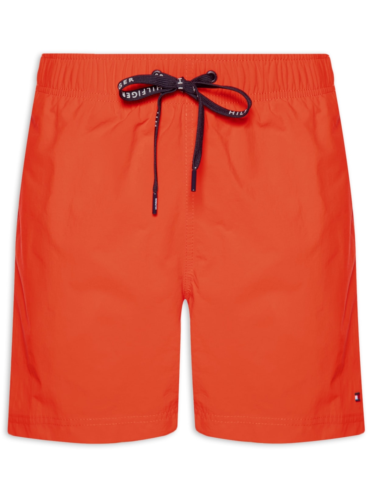 Short Masculino Core Solid Medium Drawstring Laranja Tommy Hilfiger