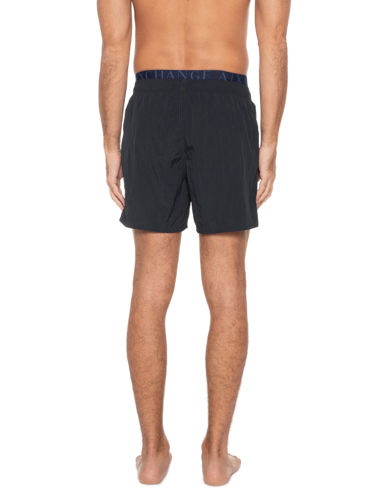 Short Masculino Cós Duplo Azul Armani Exchange
