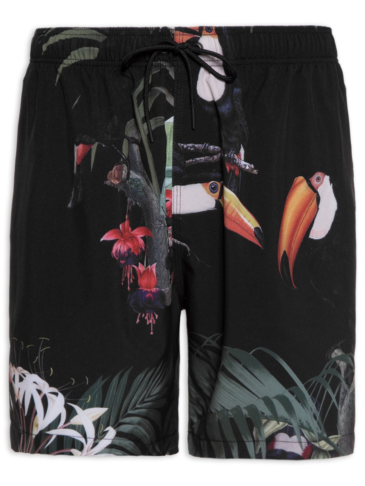 Short Masculino De Elástico Tucano - Preto