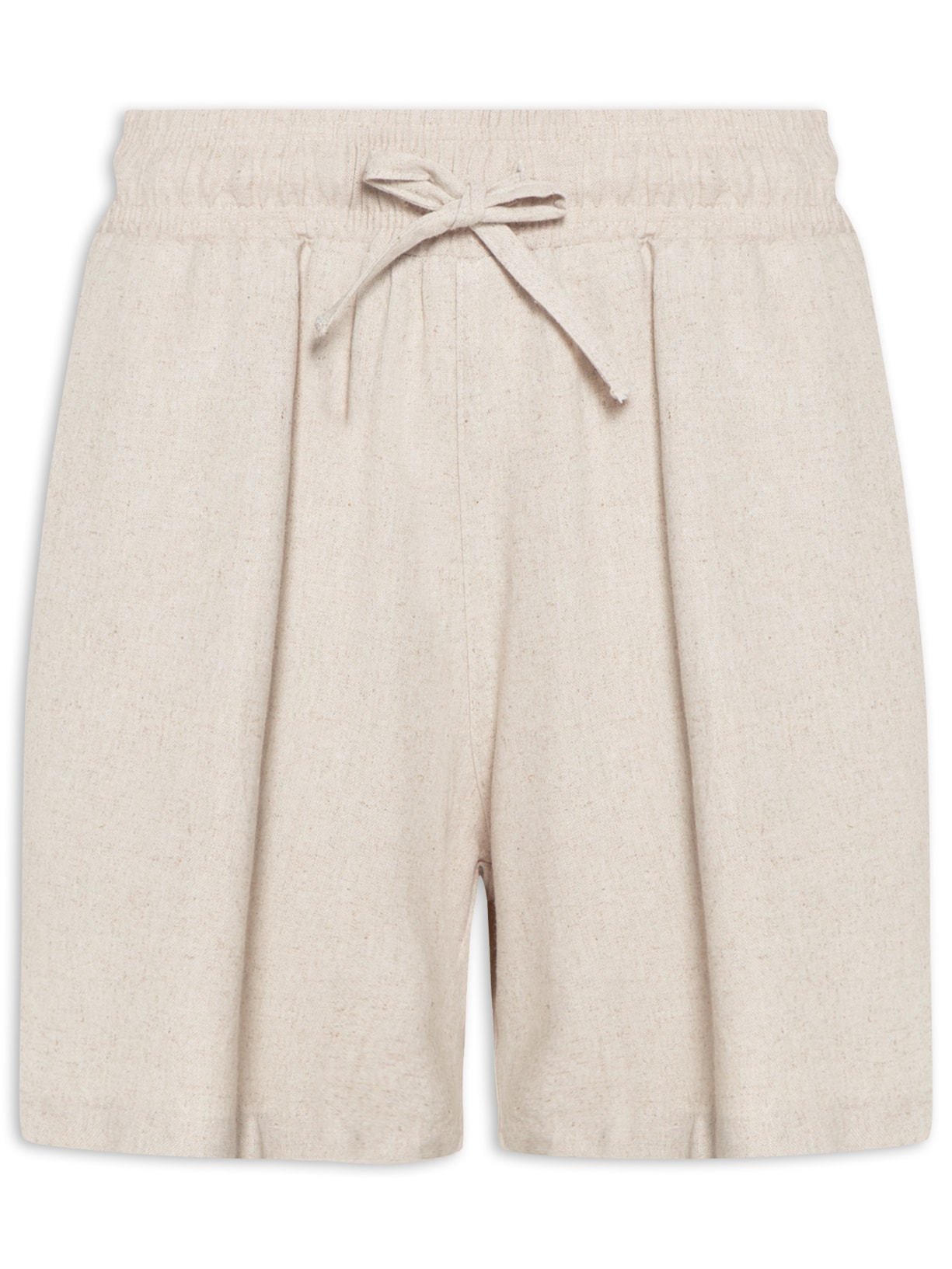 Short Masculino De Linho - Bege