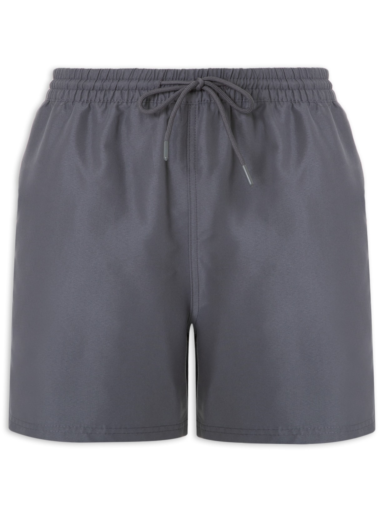 Short Masculino De Praia Básico Cinza Hering
