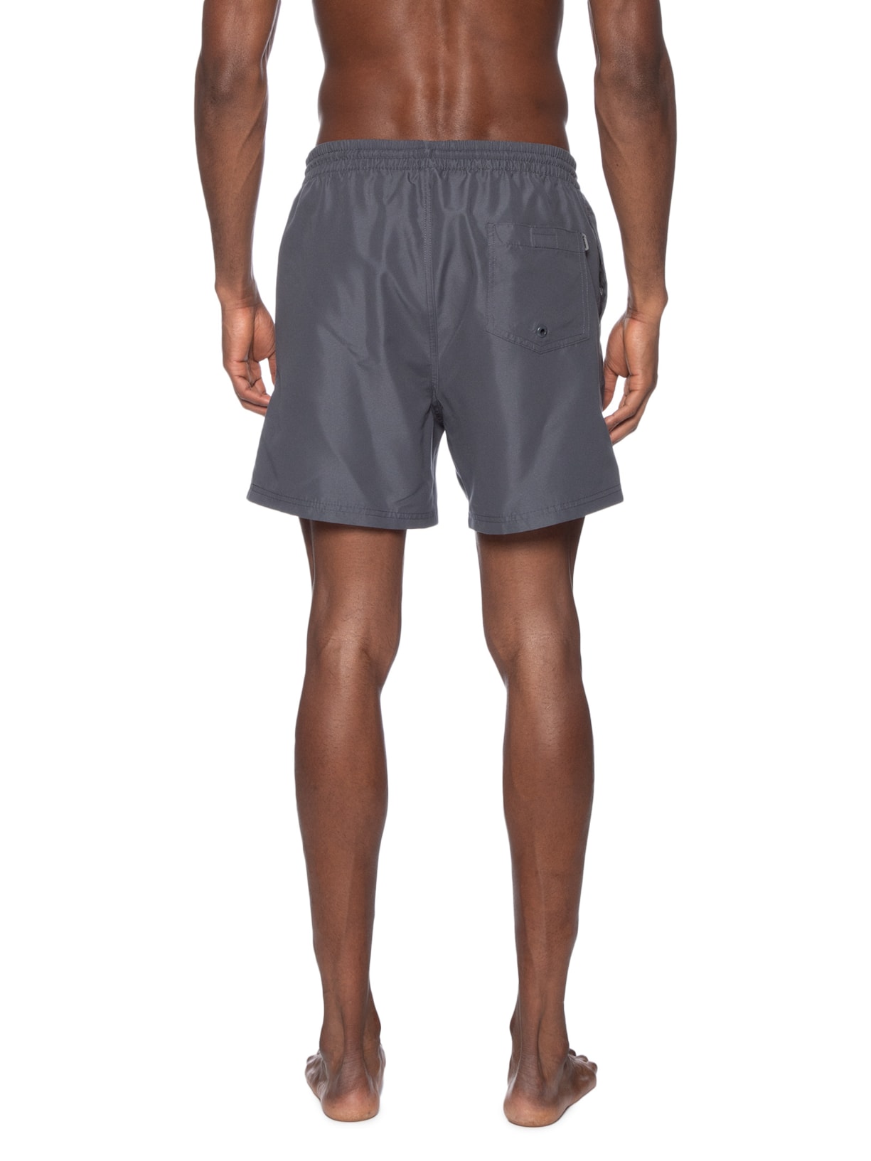 Short Masculino De Praia Básico Cinza Hering