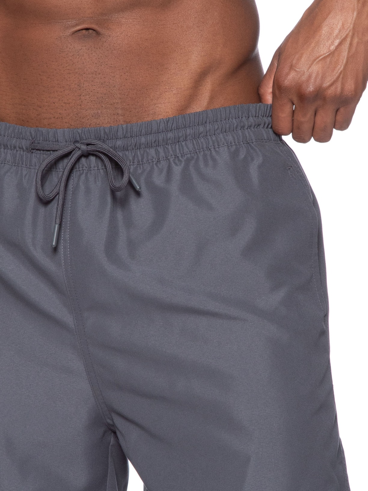 Short Masculino De Praia Básico Cinza Hering