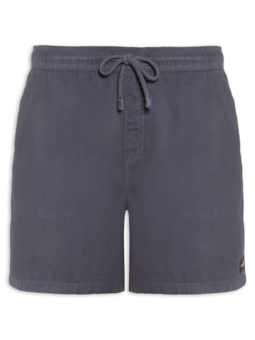 Short Masculino De Praia Com Cós Ajustável - Azul
