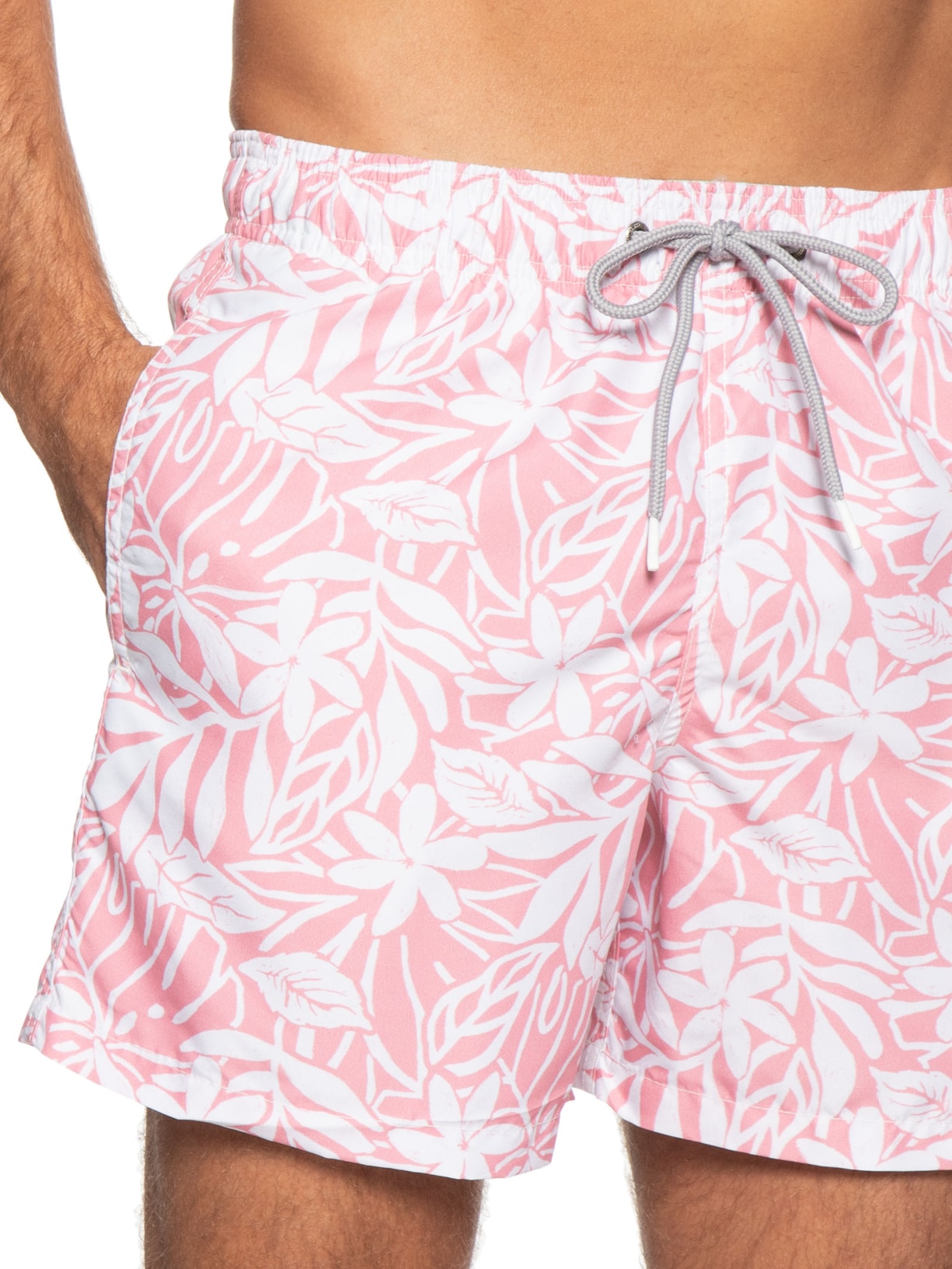 Short Masculino De Praia Estampa Tropical Laranja Pineapple