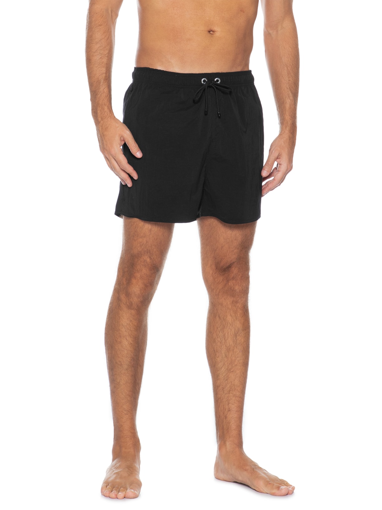 Short Masculino de Praia Liso Altinha Preto Reserva