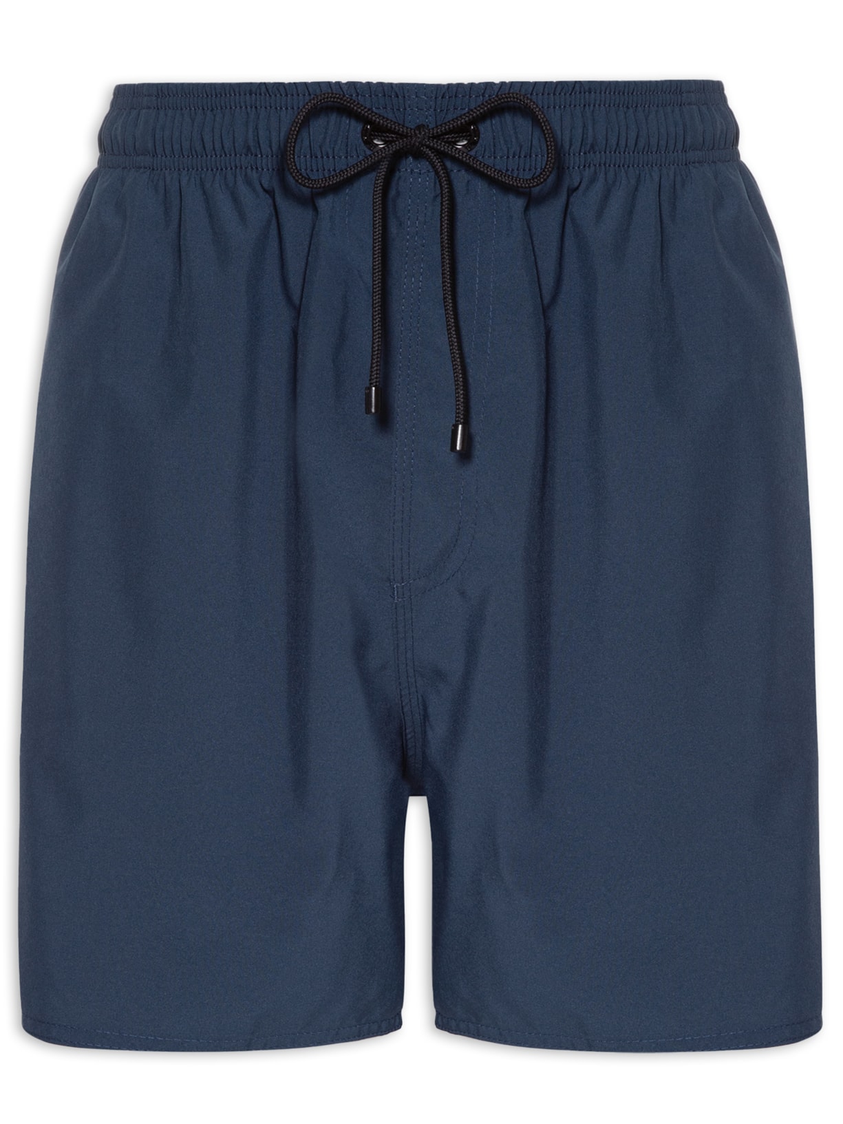 Short Masculino De Praia Liso Básico - Azul