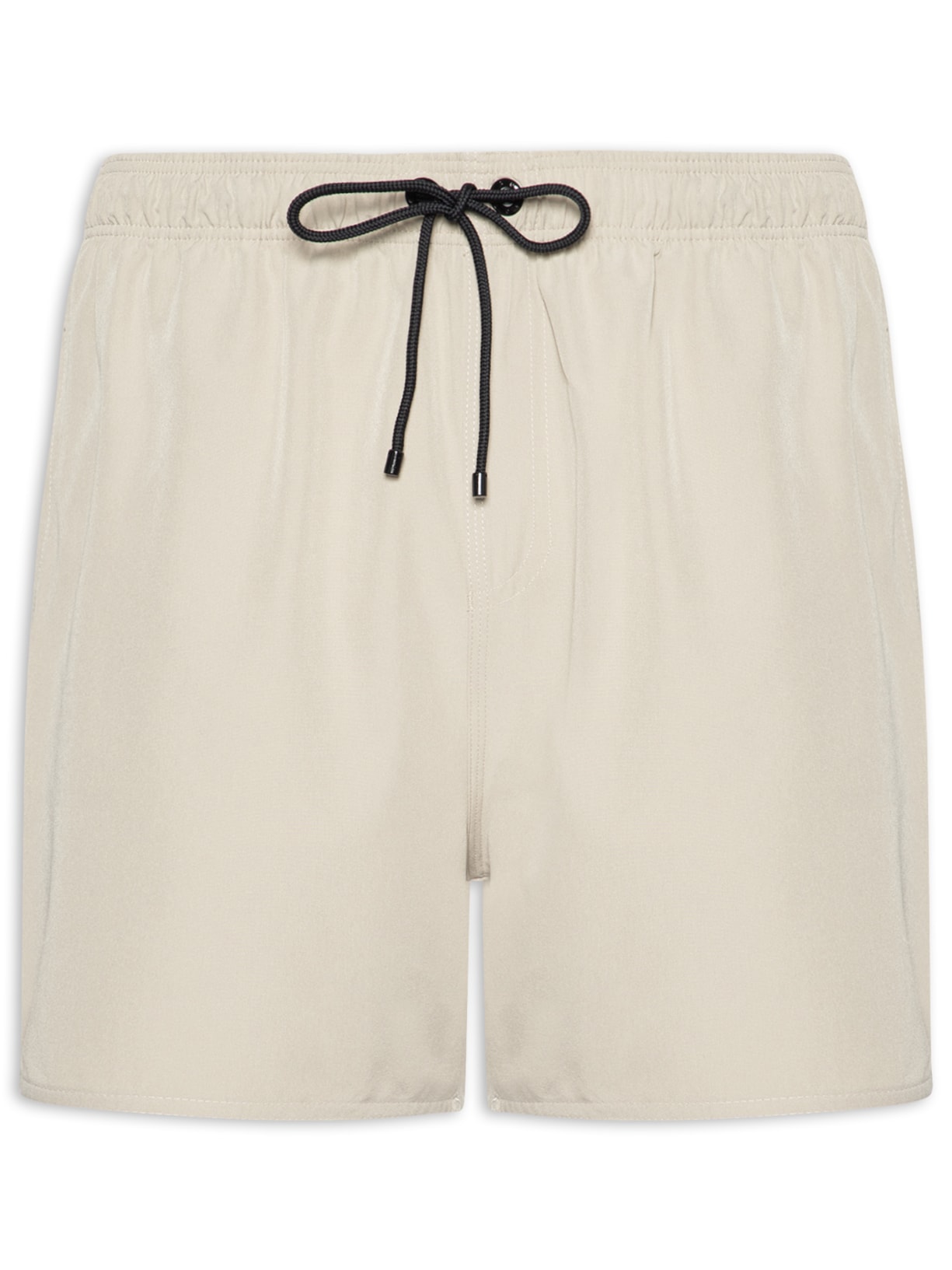Short Masculino De Praia Liso Básico Bege Reserva