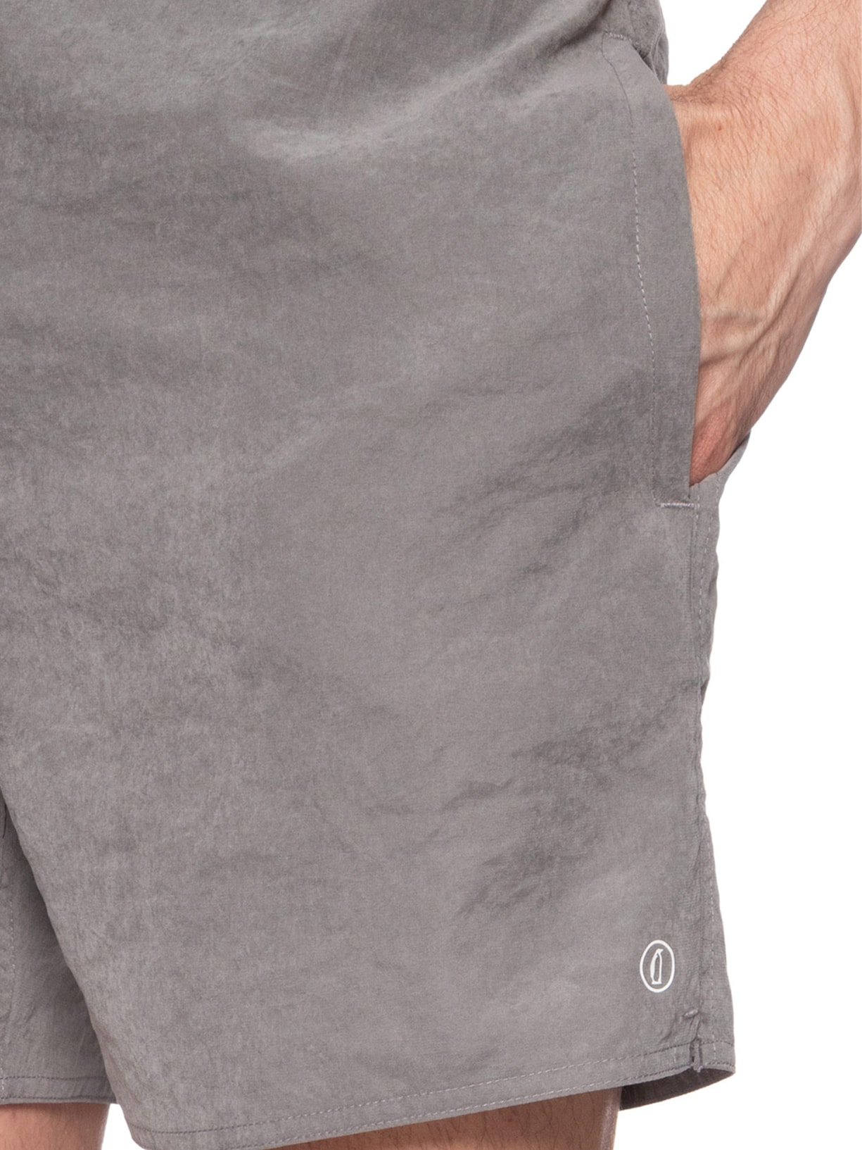 Short Masculino De Praia Peach Touch Cinza Austral