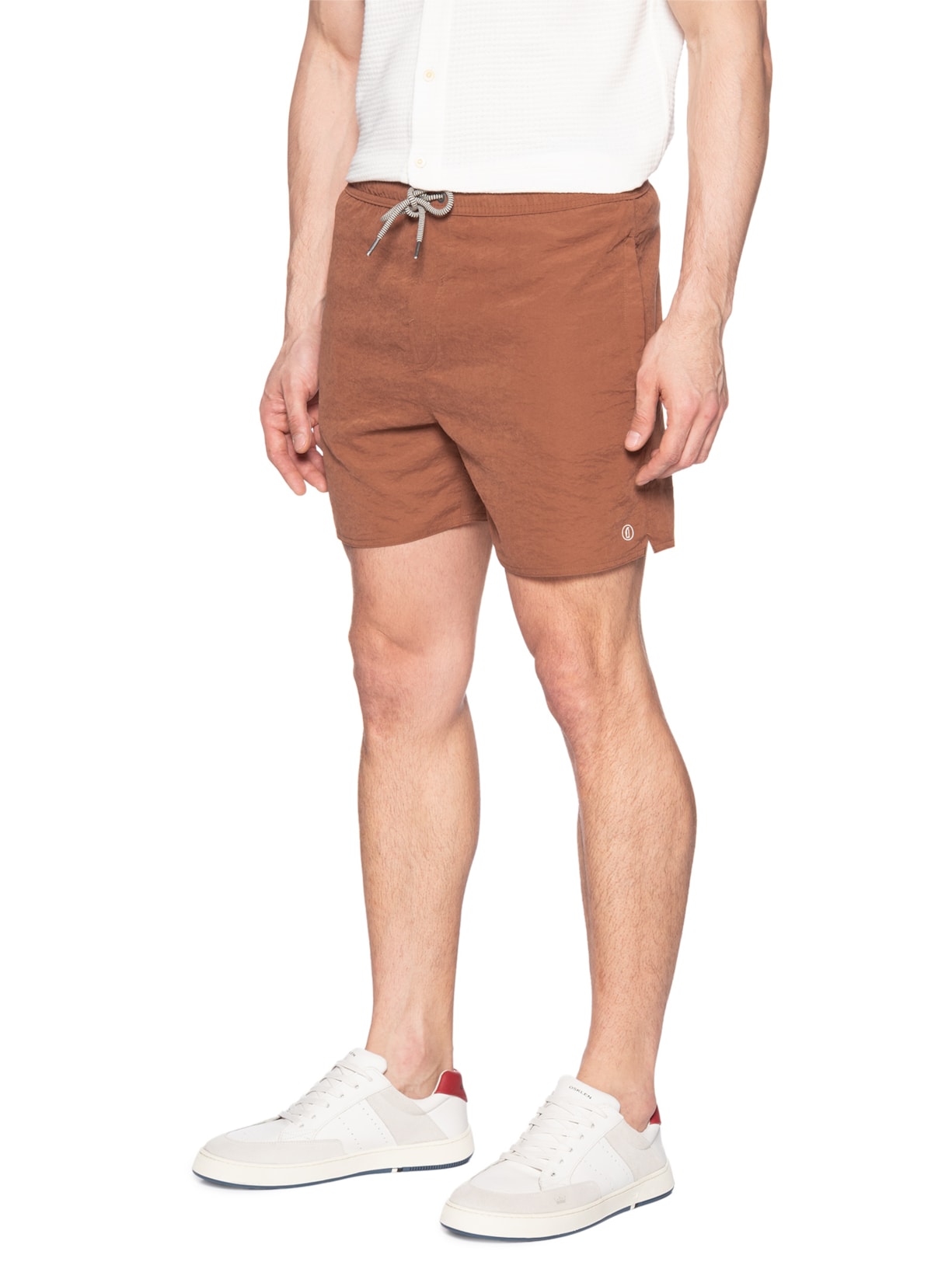Short Masculino De Praia Peach Touch Marrom Austral