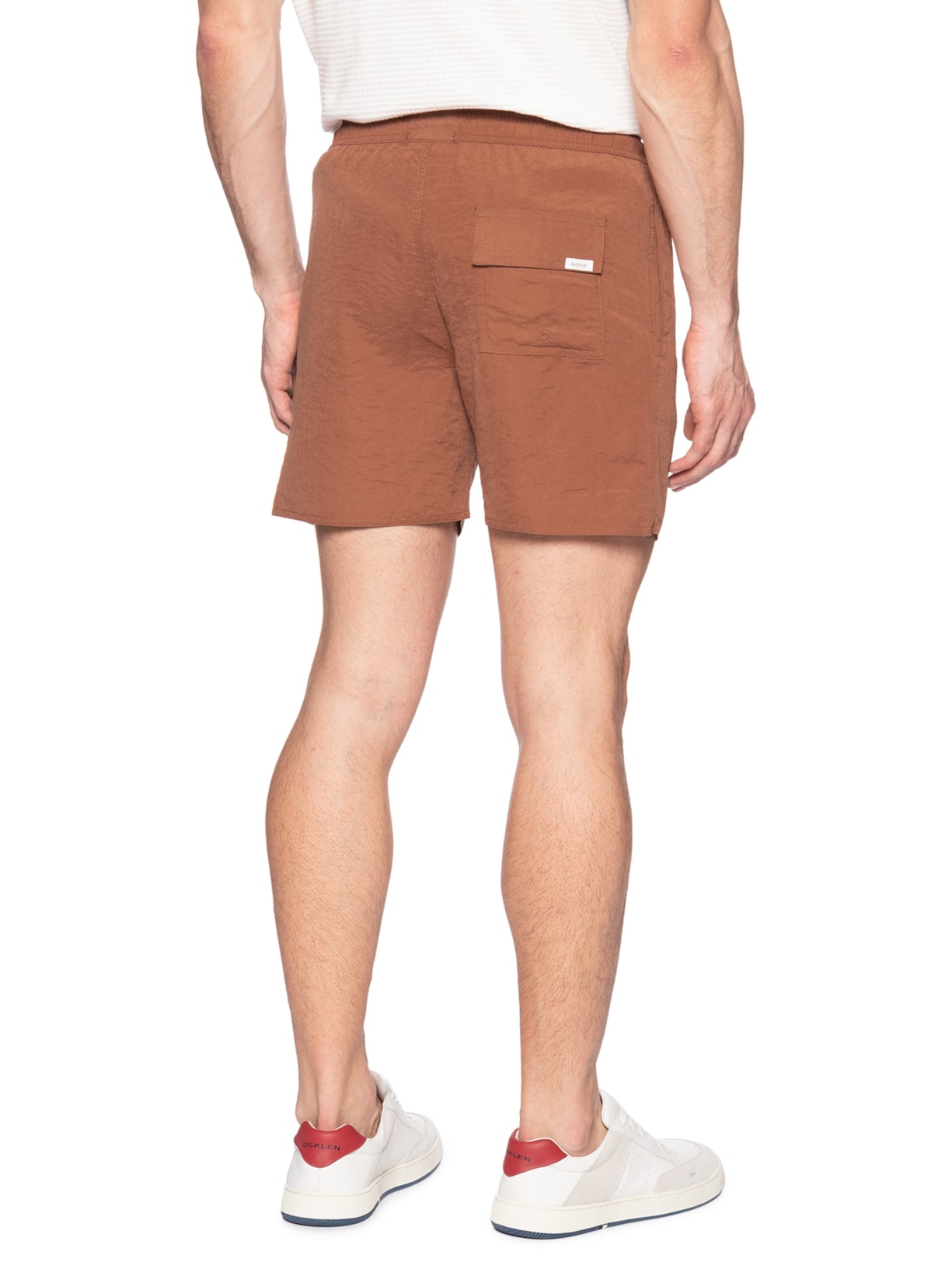 Short Masculino De Praia Peach Touch Marrom Austral