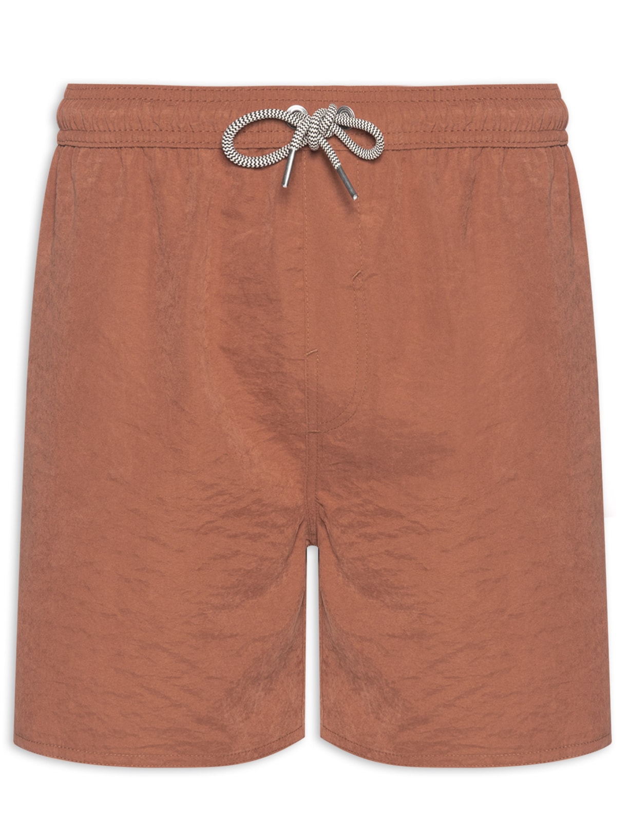 Short Masculino De Praia Peach Touch - Marrom