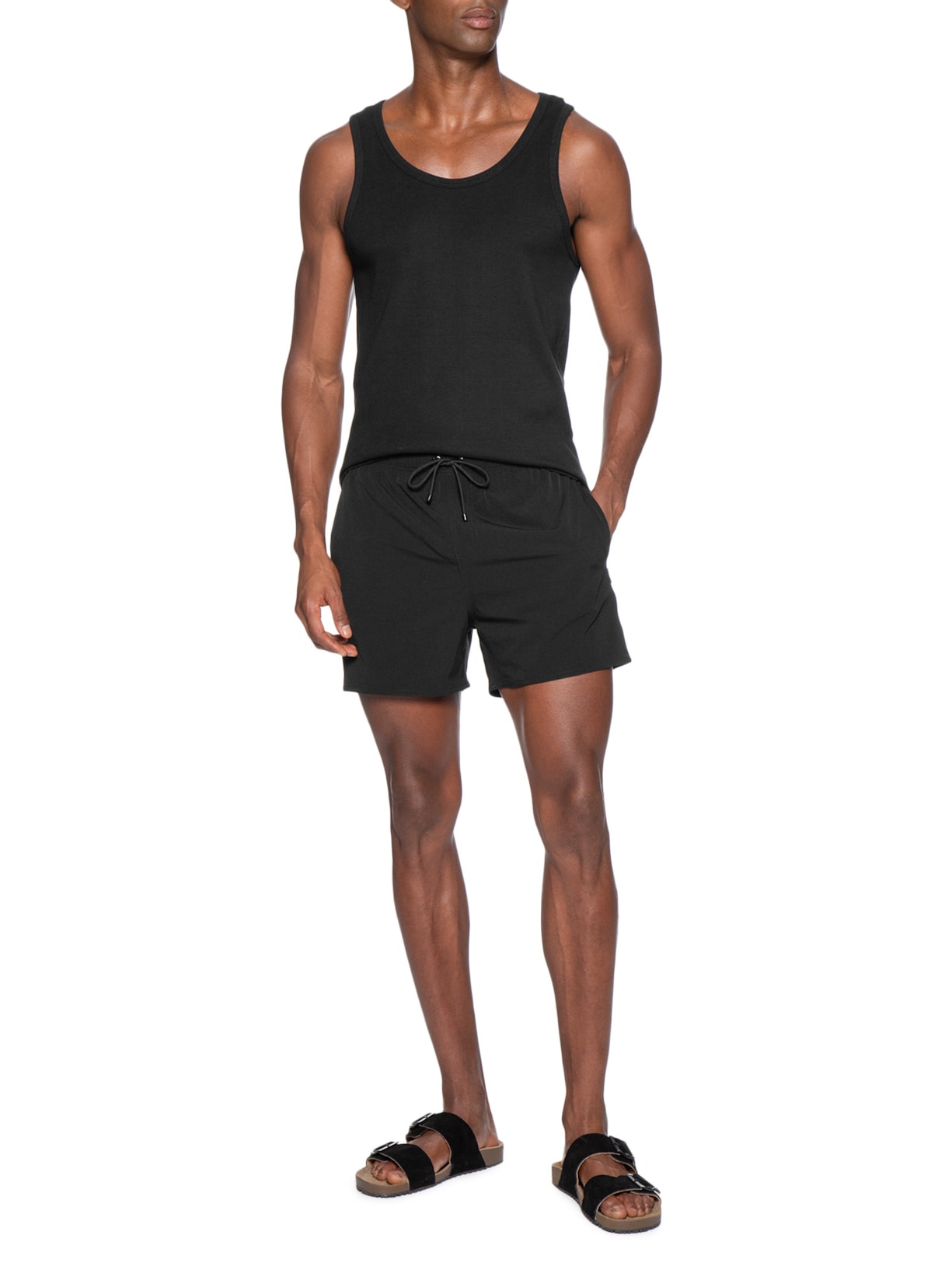 Short Masculino De Praia Ripstop Preto Reserva